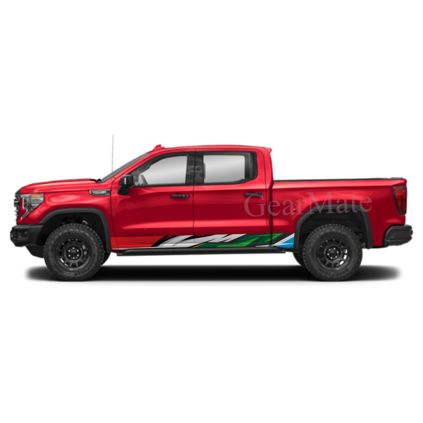 Sport RBG Panel Graphic Decal Kit (Left & Right Sides) - High Quality Vinyl for Trucks & SUVs