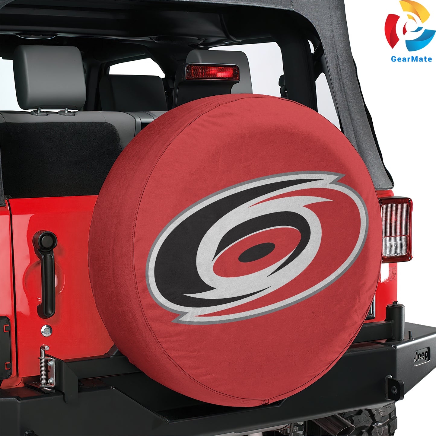 Carolina Hurricanes NHL Hockey Season Spare Tire Cover – Premium Waterproof UV-Resistant Protector