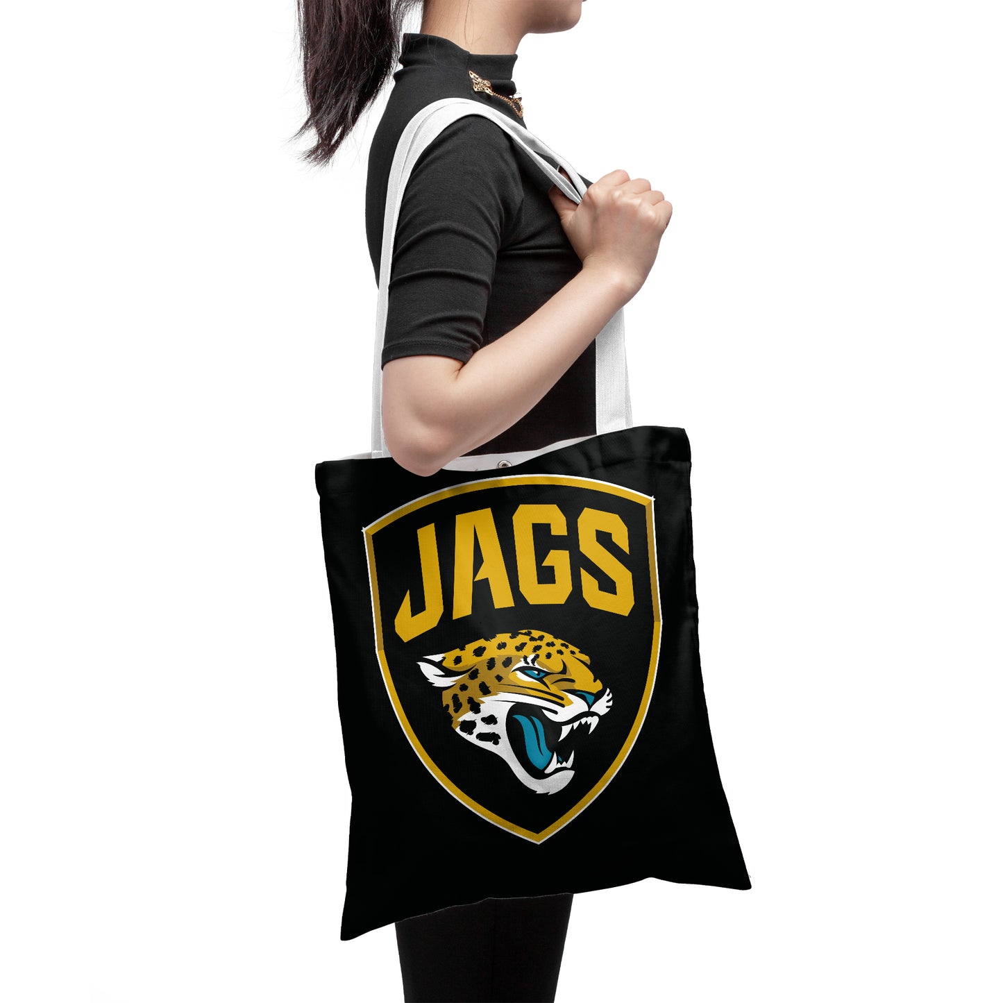 NFL Jacksonville Jaguars NFL Polyester Canvas Tote Bag – Durable and Stylish