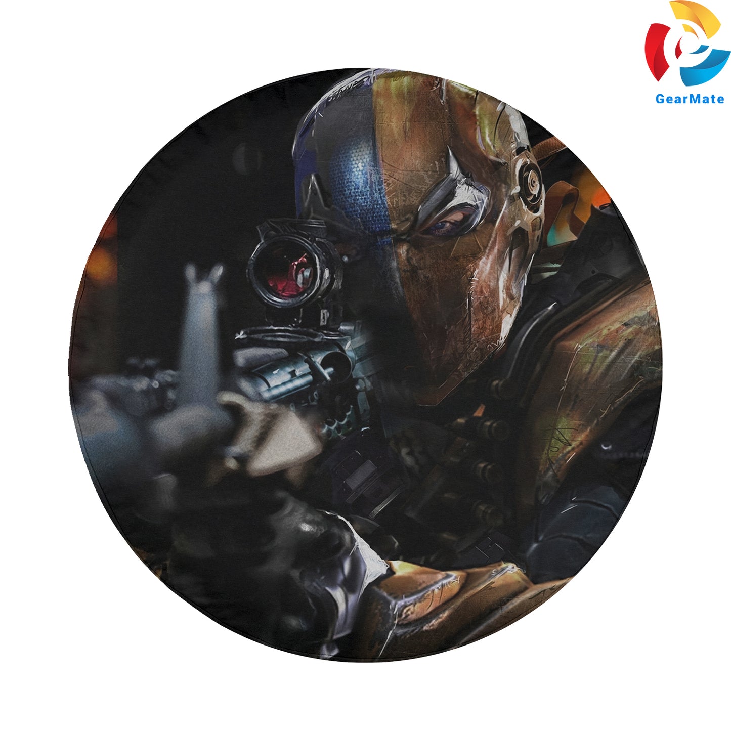 DC Deathstroke Spare Tire Cover – Premium Waterproof UV Resistant Protector