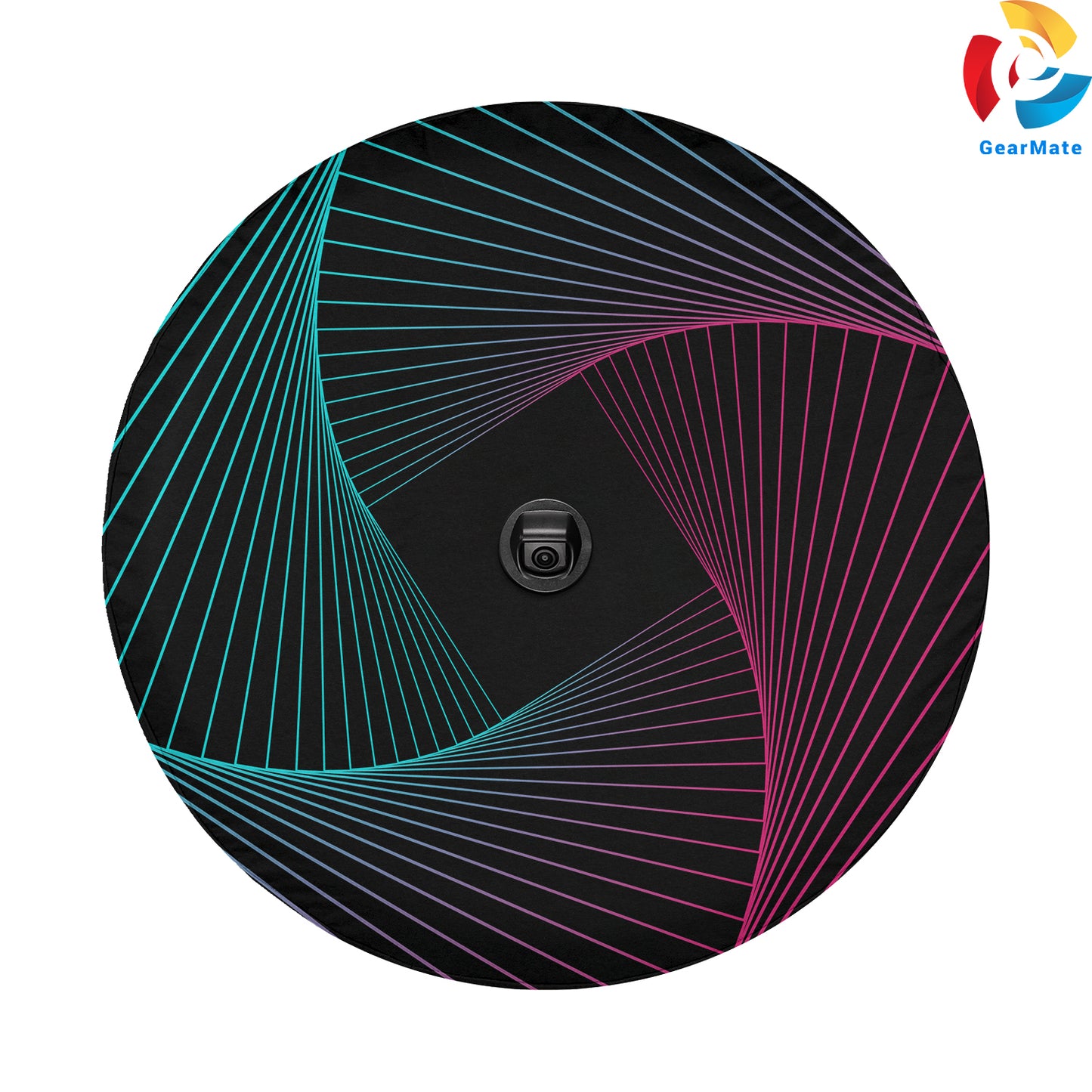 Geometric Pattern Spare Tire Cover – Premium Waterproof UV Resistant Protector