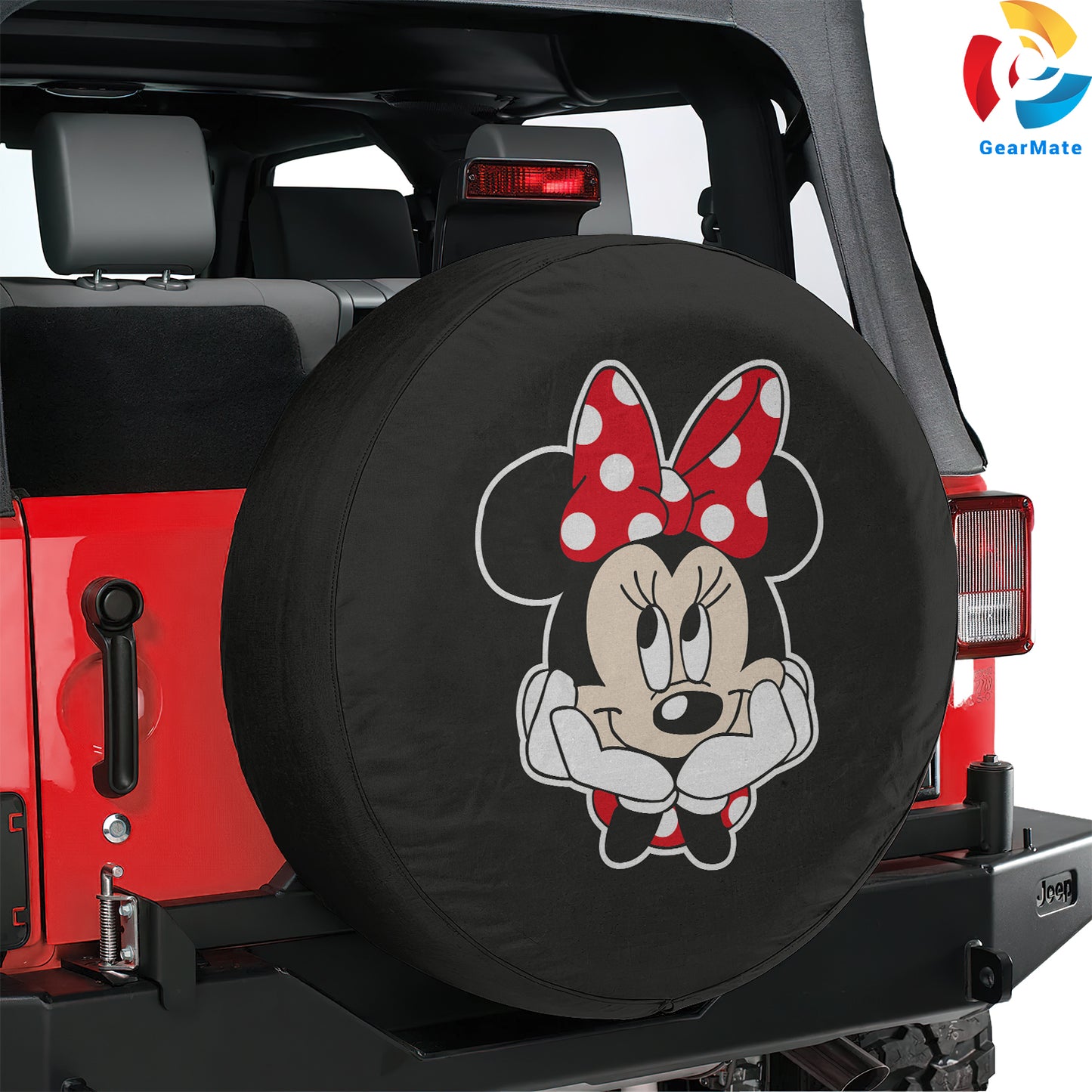 Minnie Mouse Spare Tire Cover – Premium Waterproof UV Resistant Protector