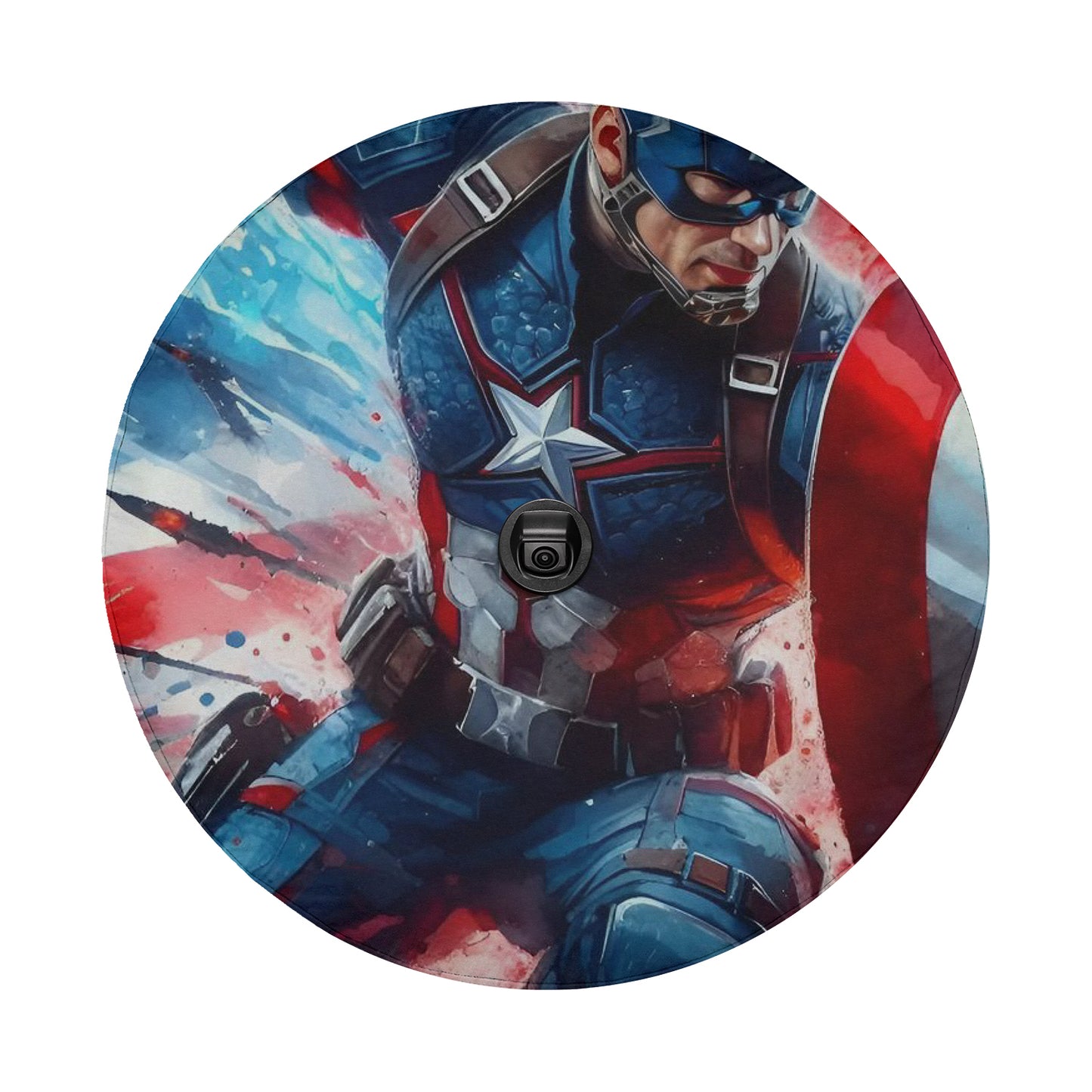 Captain America Marvel Superheroes Spare Tire Cover – Premium Waterproof UV Resistant Protector