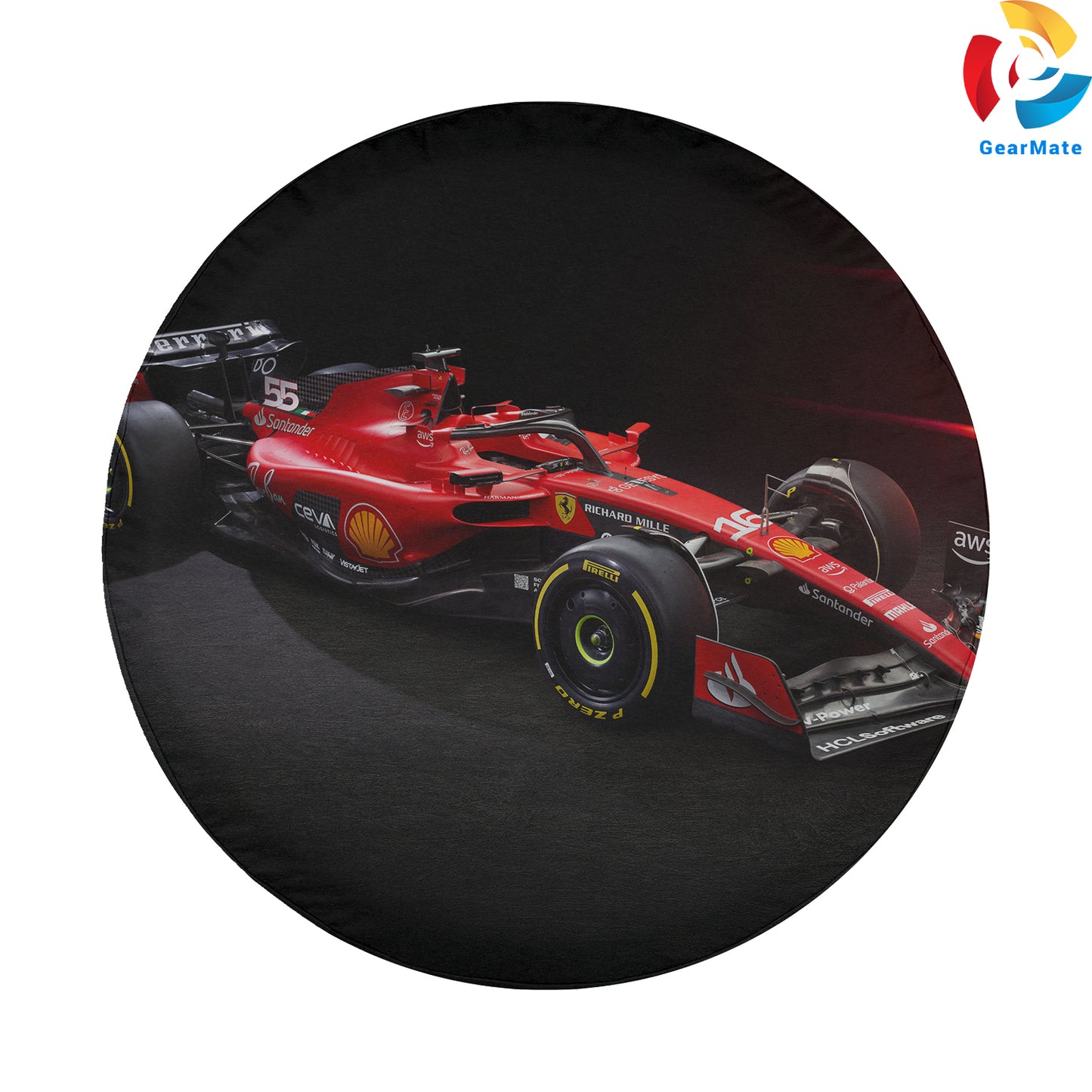 Ferrari SF 23 Spare Tire Cover – Premium Waterproof UV Resistant Protector