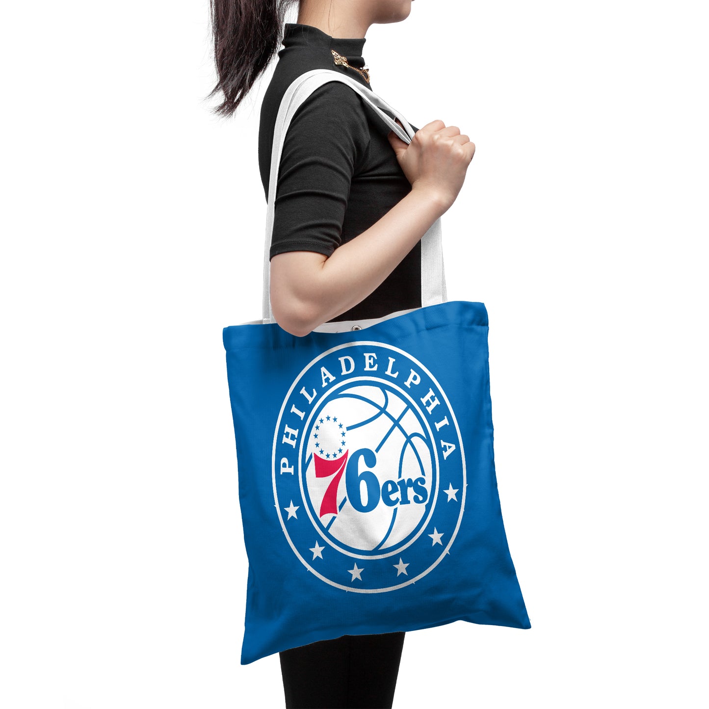 NBA Philadelphia 76ers Finals Polyester Canvas Tote Bag - Durable and Stylish