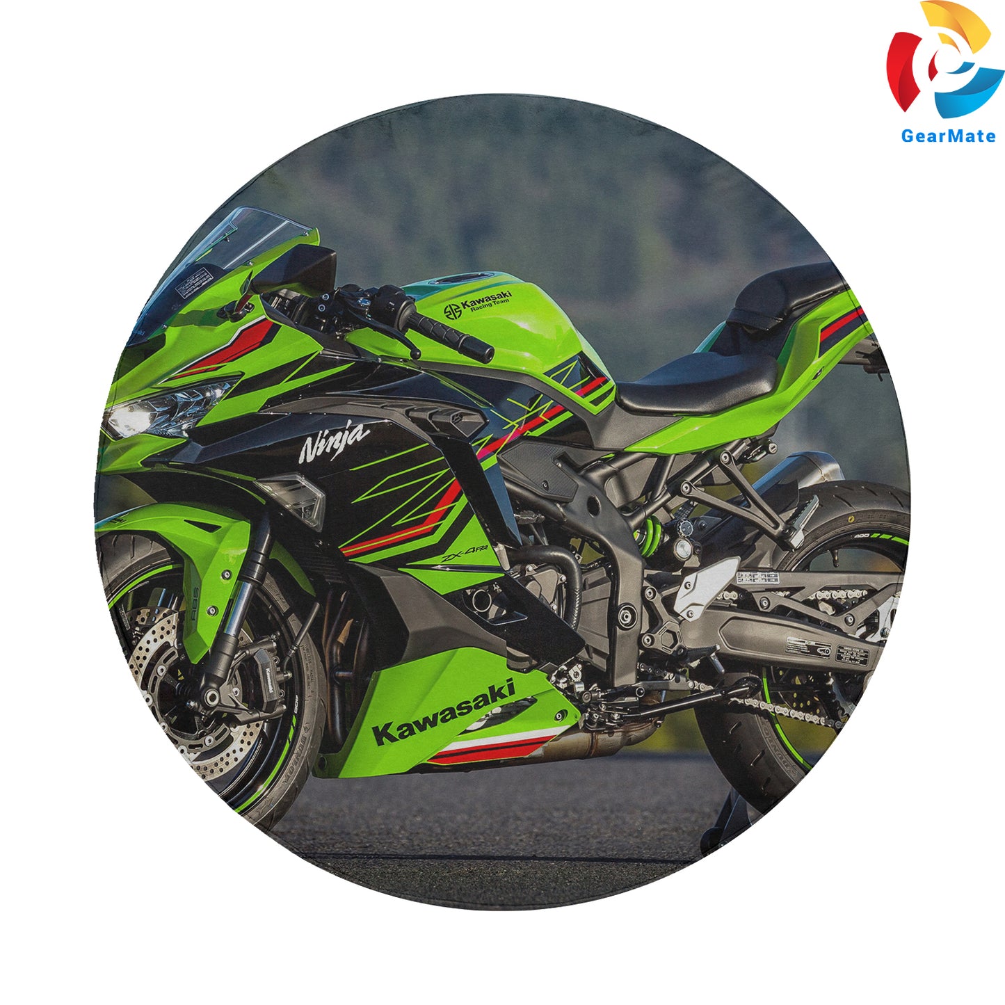 Kawasaki Ninja ZX Spare Tire Cover – Premium Waterproof UV Resistant Protector