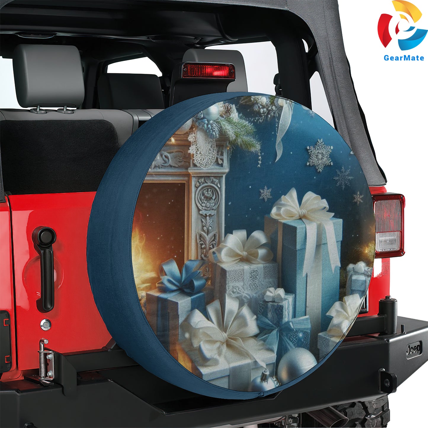 Merry Christmas 2024 Road Trip Ready Spare Tire Cover – Premium Waterproof UV Resistant Protector