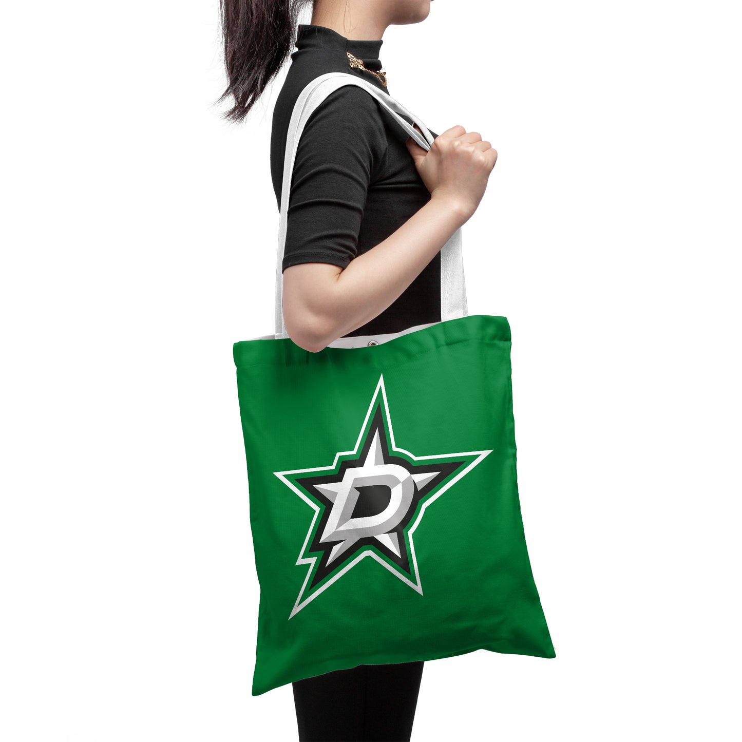 NHL Dallas Stars Polyester Canvas Tote Bag – Durable and Stylish