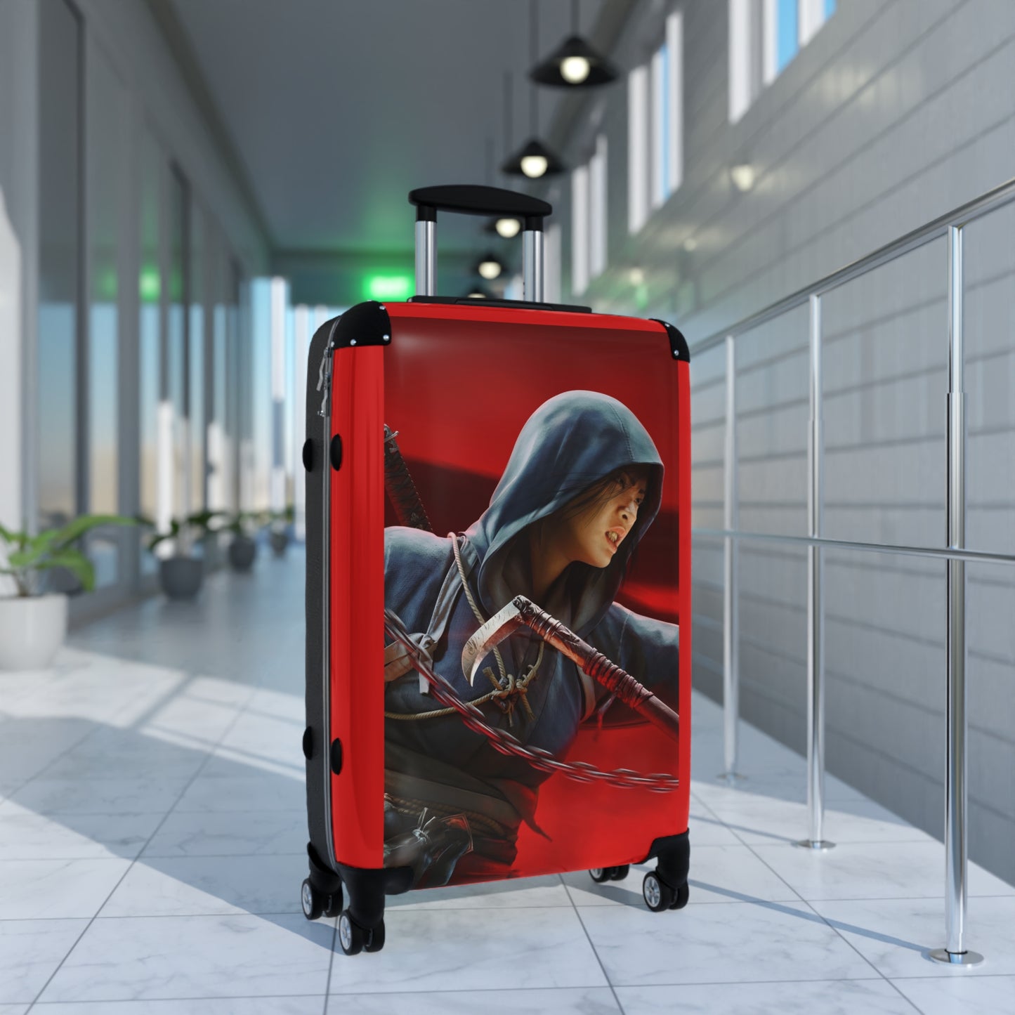 Video Games Assassins's Creed Naoe Carry-On Suitcase - Stylish Luggage for Travelers