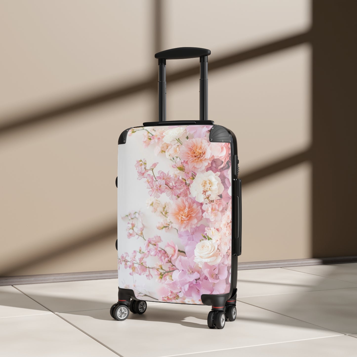 Nature Flowers Floral Pastel Beautiful Art Carry-On Suitcase - Stylish Luggage for Travelers