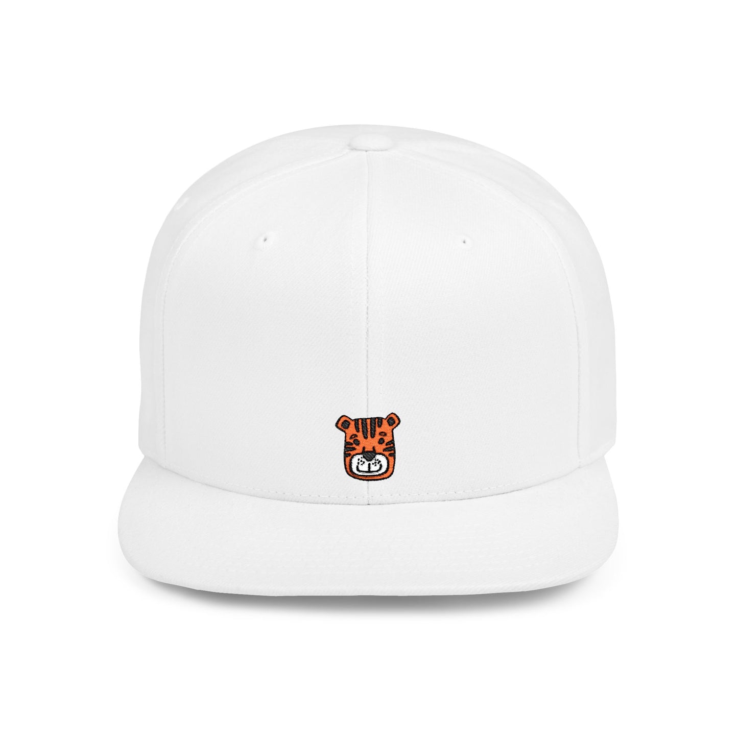 Icons Embroidered Tiger 3 Flat Bill Snapback – Lightweight, Custom Fit, Premium Quality
