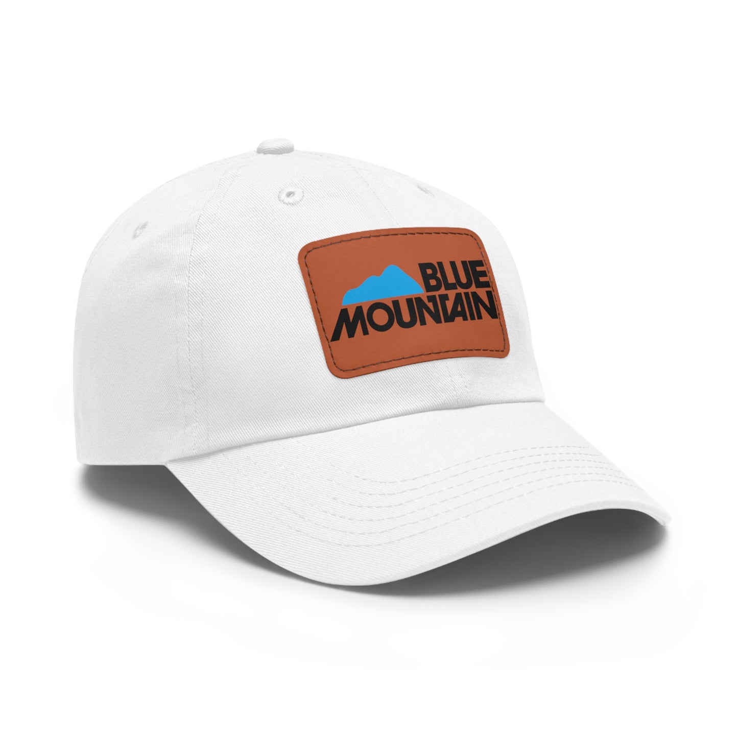 Dad Leather Patch Hat Blue Mountain – Timeless Style, Perfect Fit