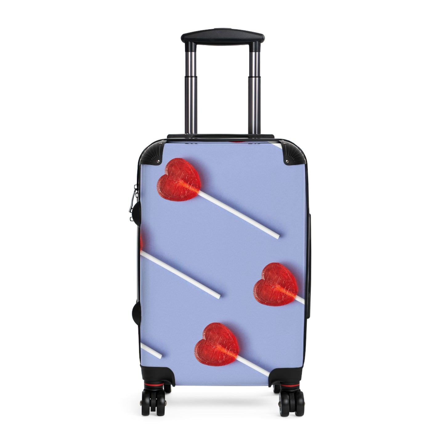 Love Heart Shape Candy Art Carry-On Suitcase - Stylish Luggage for Travelers
