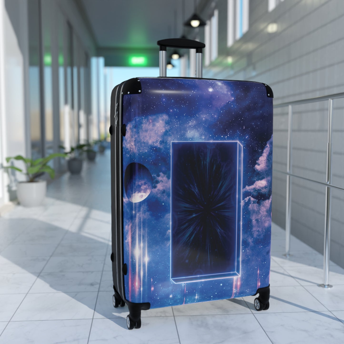 Art Monolith Surreal Carry-On Suitcase - Stylish Luggage for Travelers