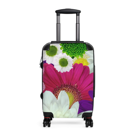 Nature Flowers Floral Chrysanthemum Colorful Art Carry-On Suitcase - Stylish Luggage for Travelers
