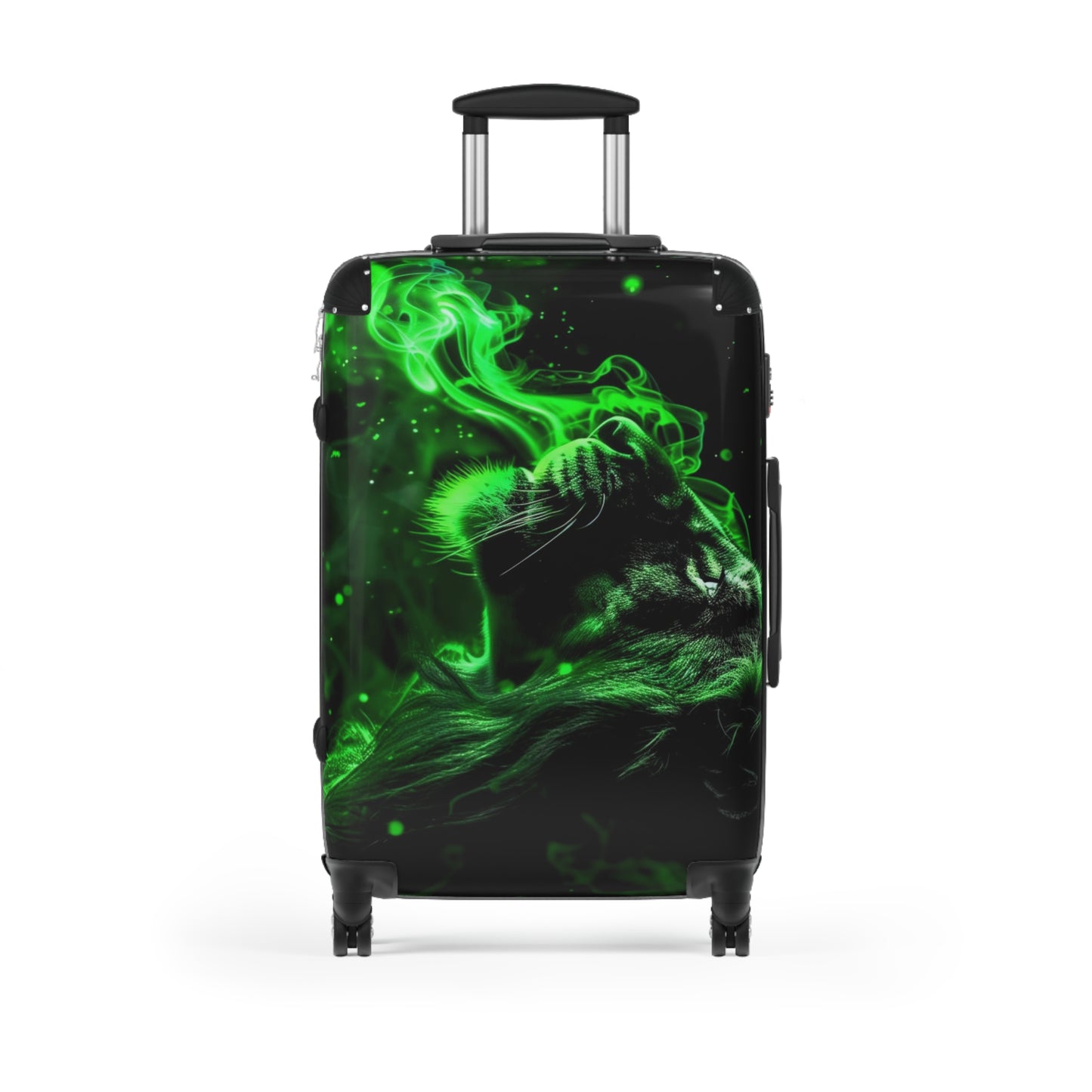 Animals Lion Green Carry-On Suitcase - Stylish Luggage for Travelers