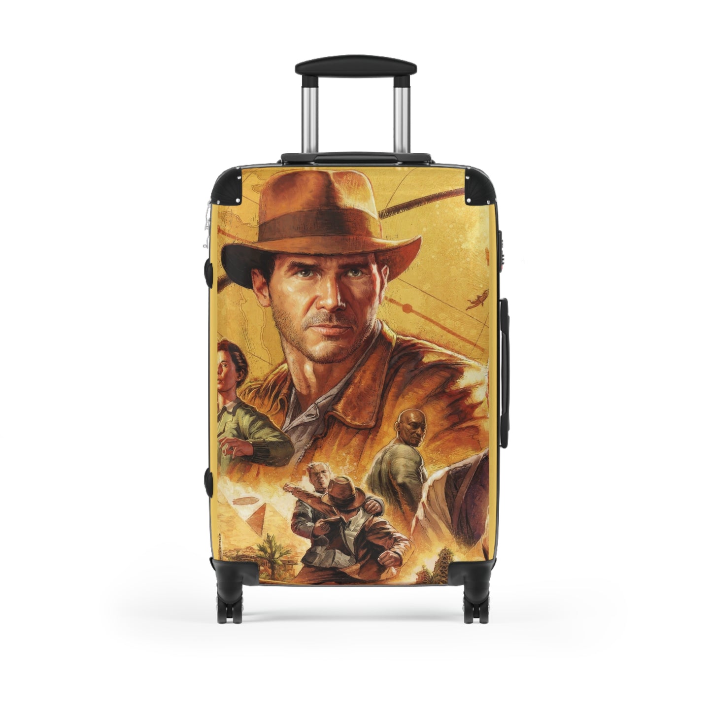 Video Games Indiana Jones and the Great Circle Carry-On Suitcase - Stylish Luggage for Travelers