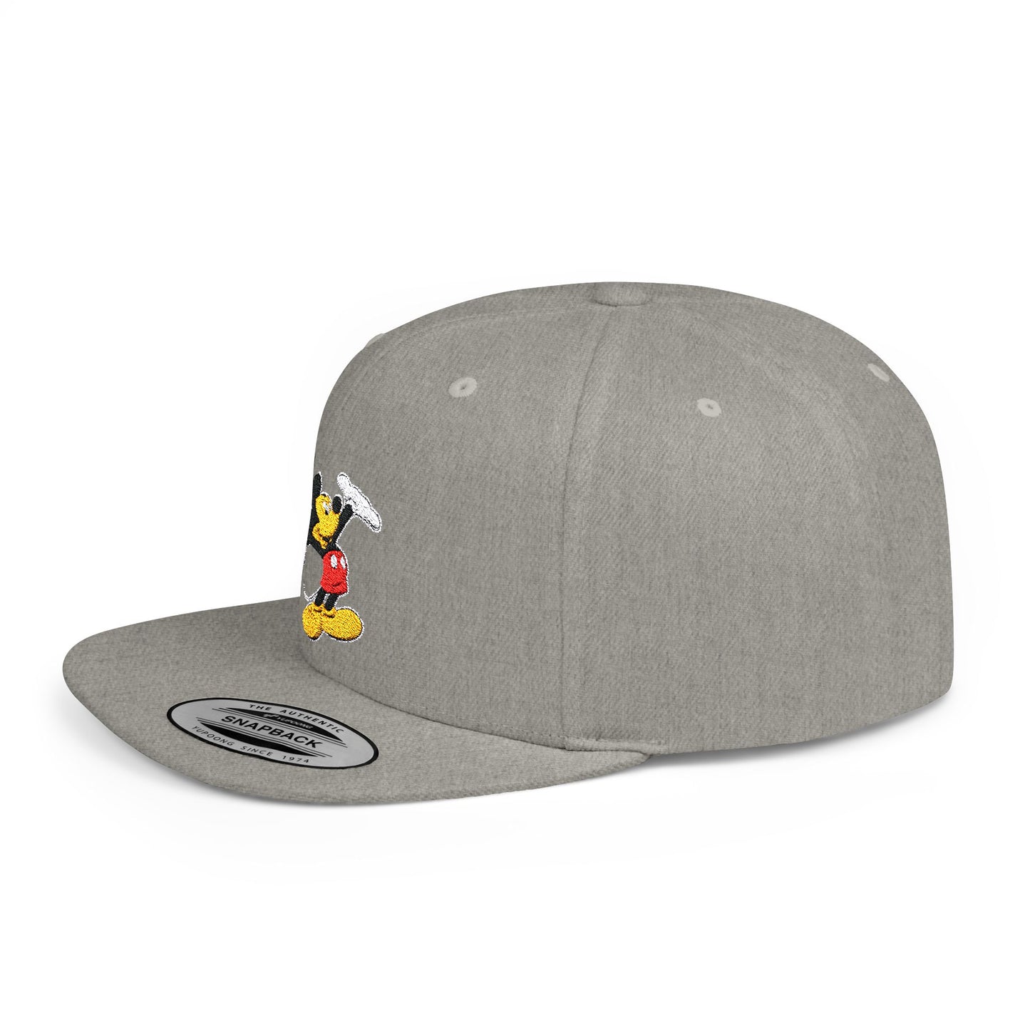 Mickey Mouse Disney Holiday Flat Bill Snapback – Lightweight, Custom Fit, Premium Quality