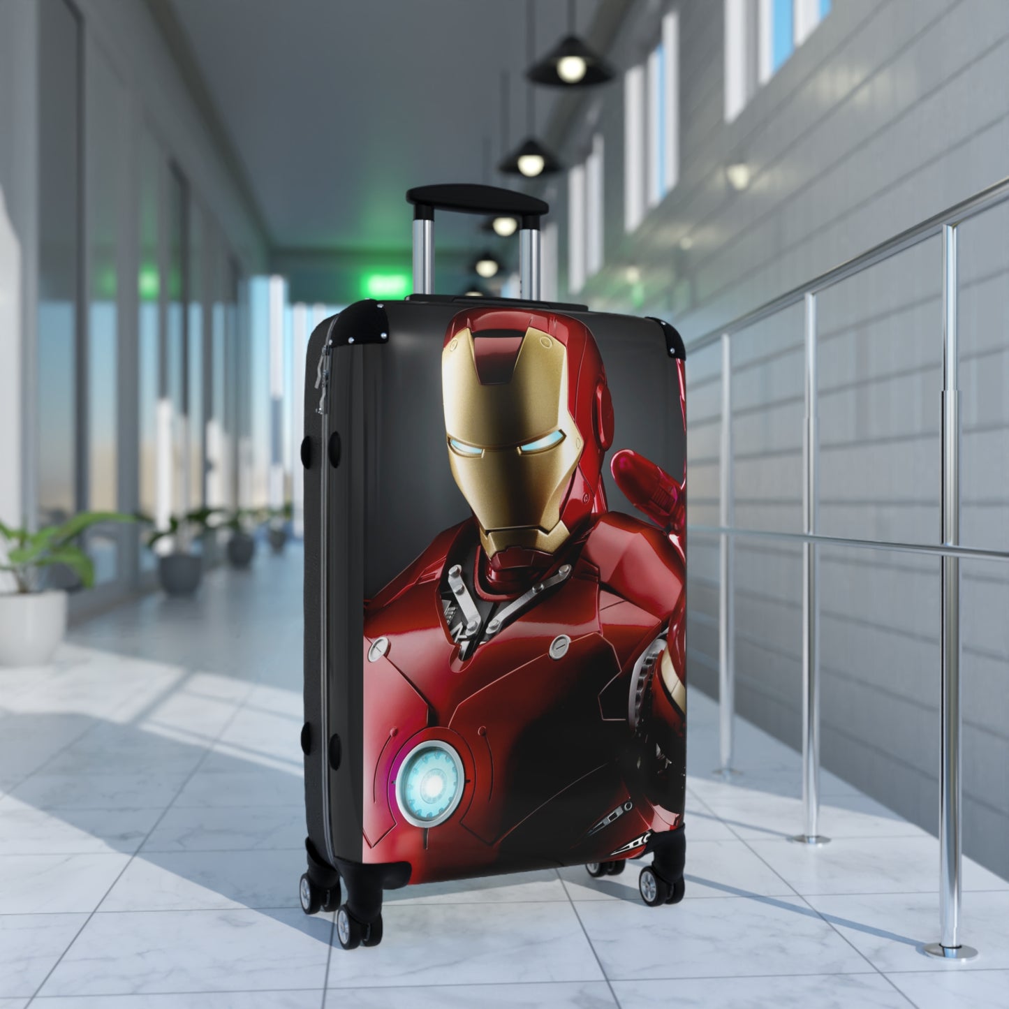 Video Games Iron Man Mark III Carry-On Suitcase - Stylish Luggage for Travelers