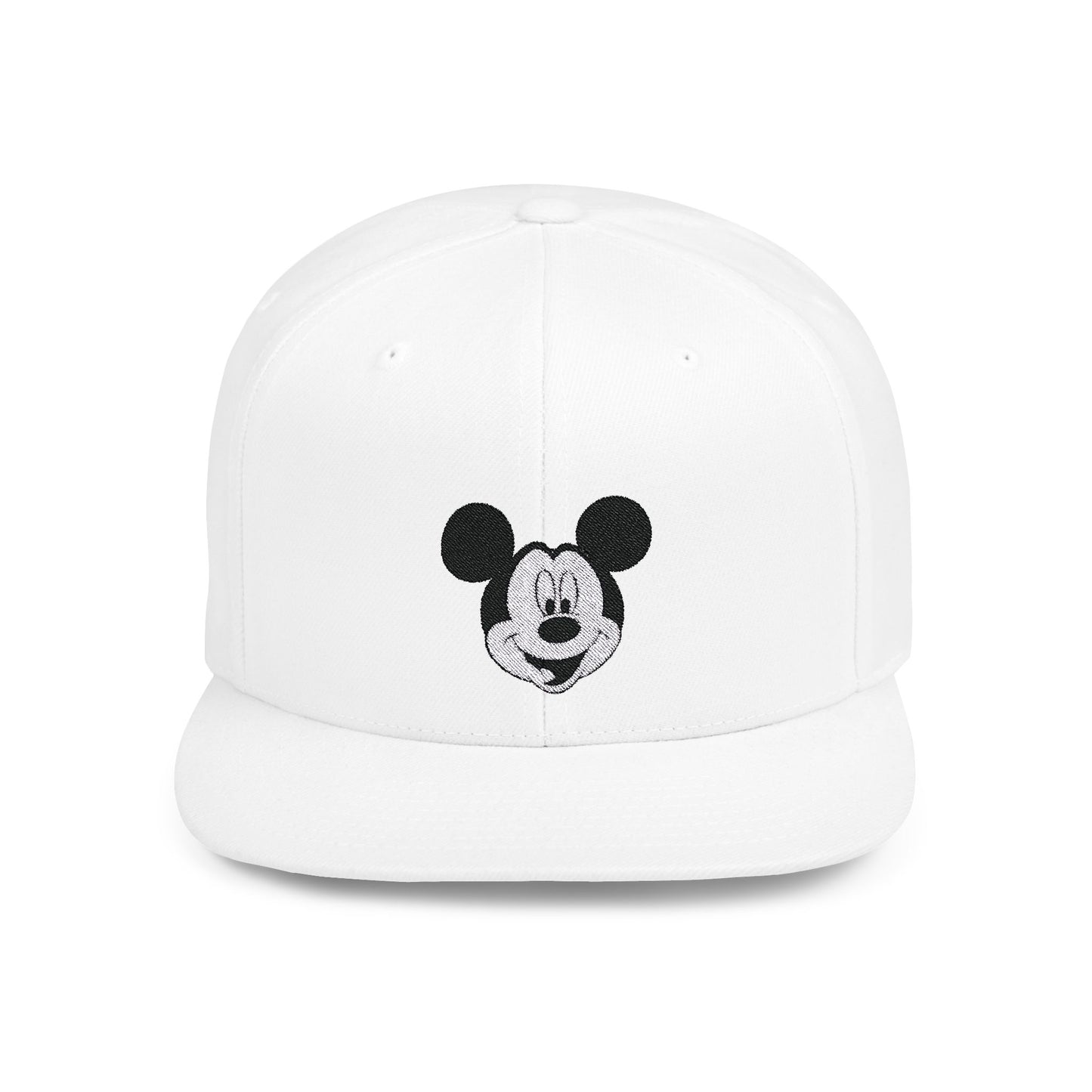Mickey Mouse Flat Bill Snapback – Lightweight, Custom Fit, Premium Quality
