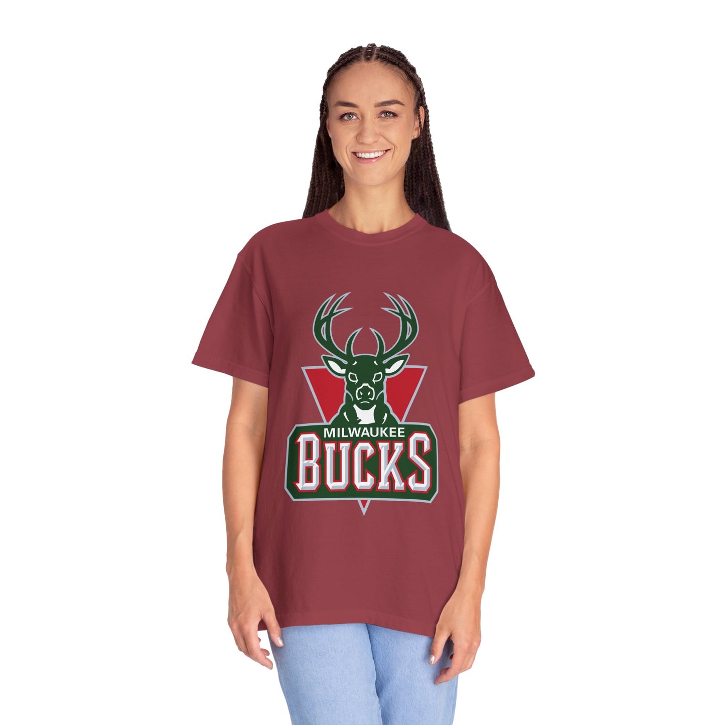 Milwaukee Bucks Strong Garment-Dyed T-Shirt – Premium Cotton Tee for Customization
