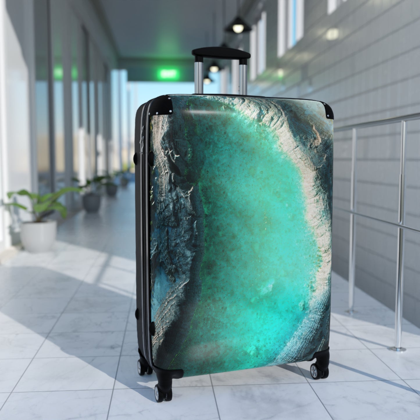 Nature Mountain Lake Art Carry-On Suitcase - Stylish Luggage for Travelers