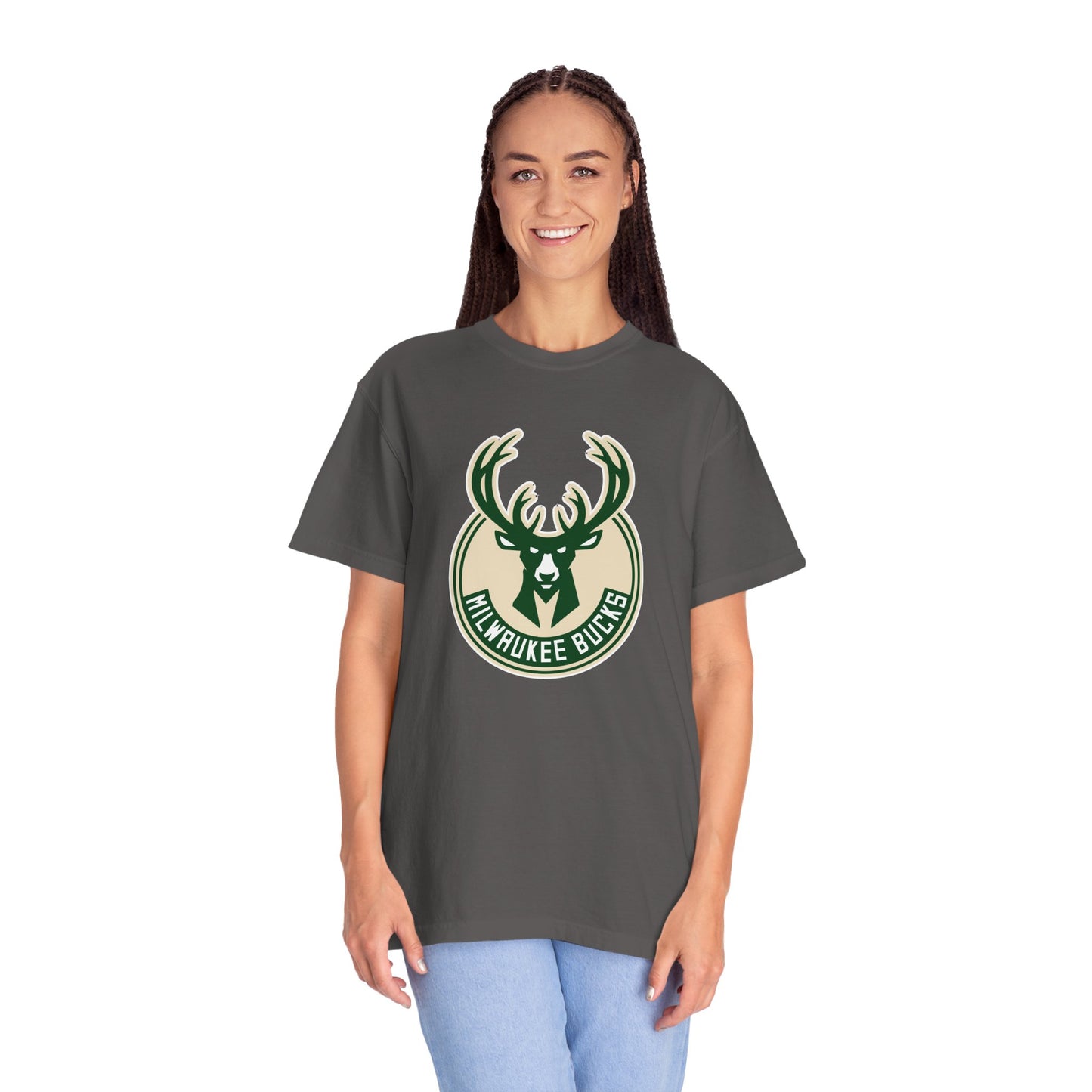 Milwaukee Bucks Play To Win Garment-Dyed T-Shirt – Premium Cotton Tee for Customization