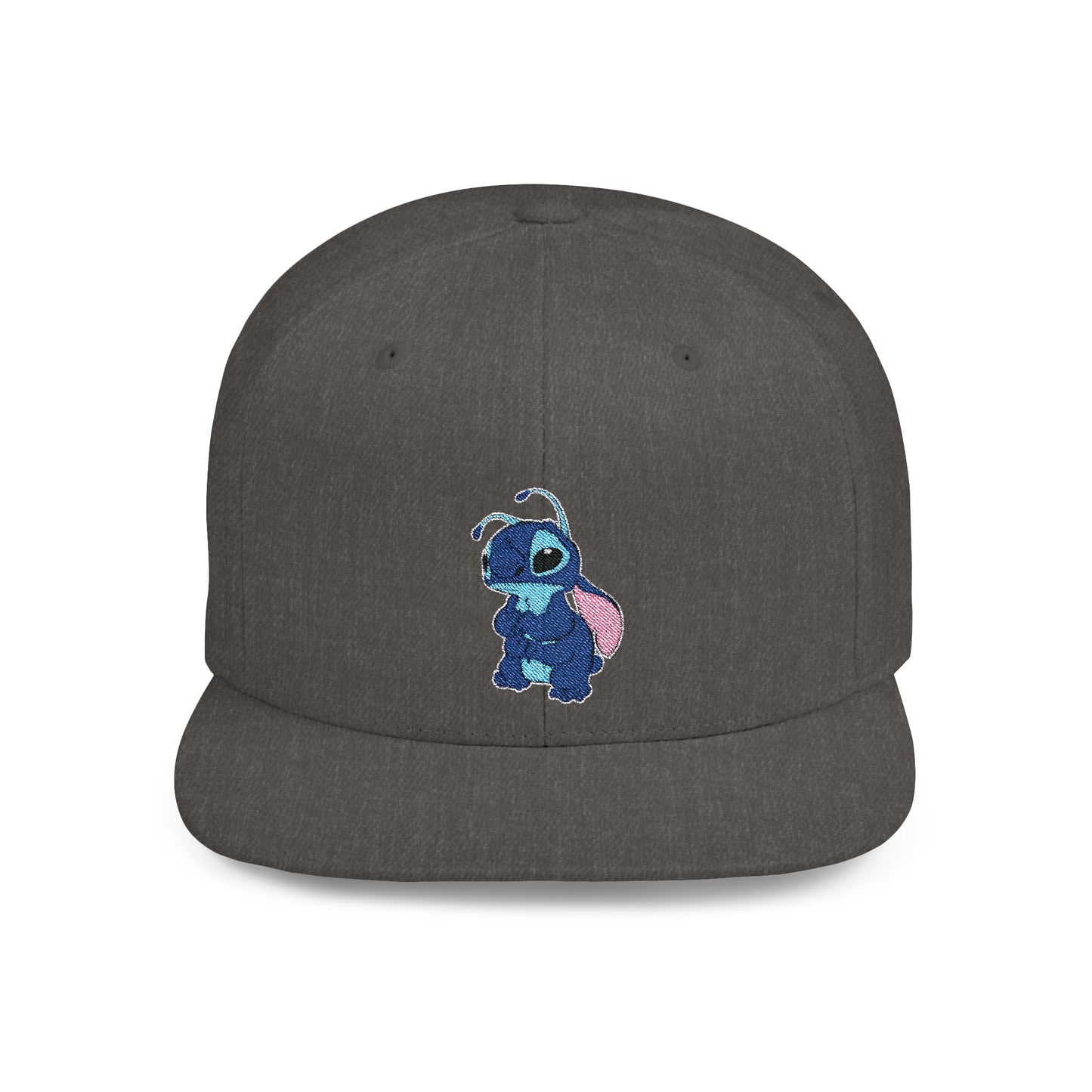Sad Stitch Disney Flat Bill Snapback – Lightweight, Custom Fit, Premium Quality