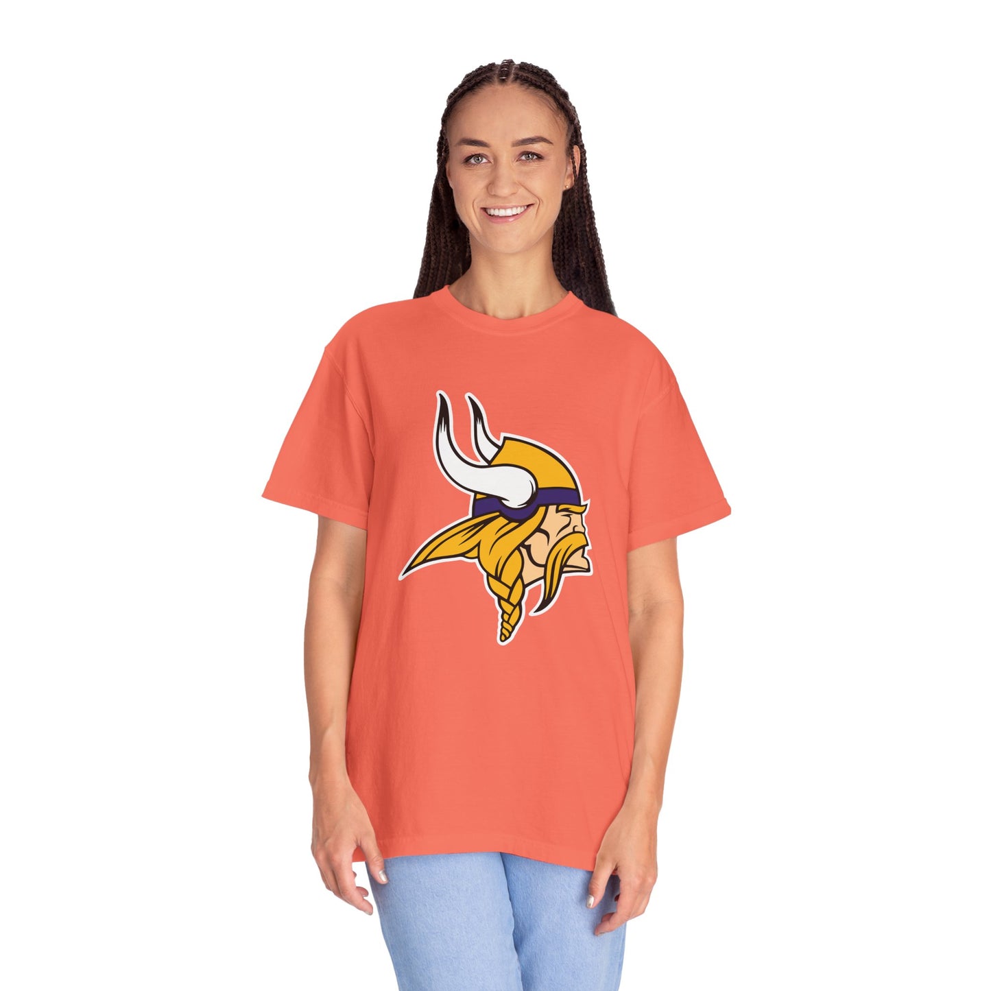 Minnesota Vikings Gear Garment-Dyed T-Shirt – Premium Cotton Tee for Customization