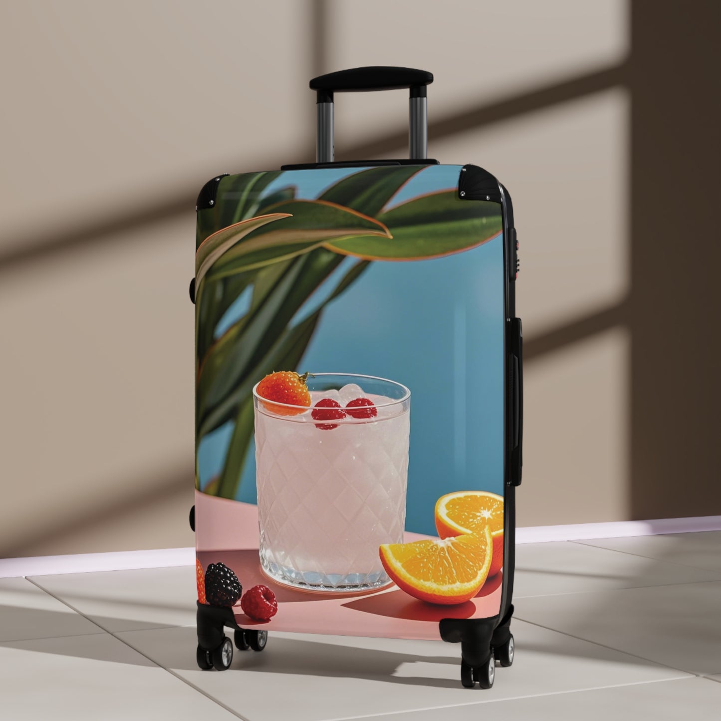 Nature Summer Fresh Juice Carry-On Suitcase - Stylish Luggage for Travelers