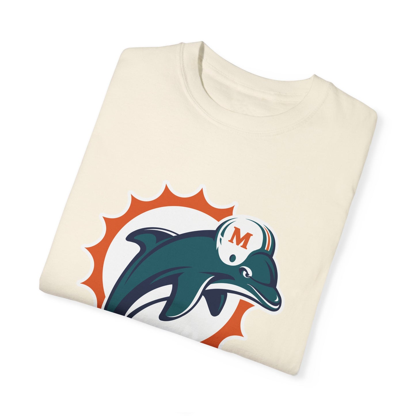 Miami Dolphins Gear Garment-Dyed T-Shirt – Premium Cotton Tee for Customization