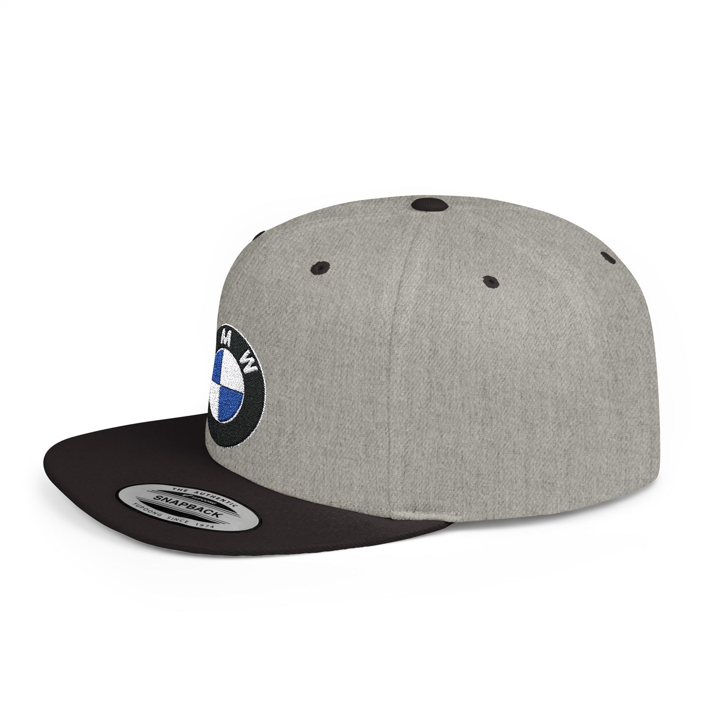BMW Flat Bill Snapback – Lightweight, Custom Fit, Premium Quality