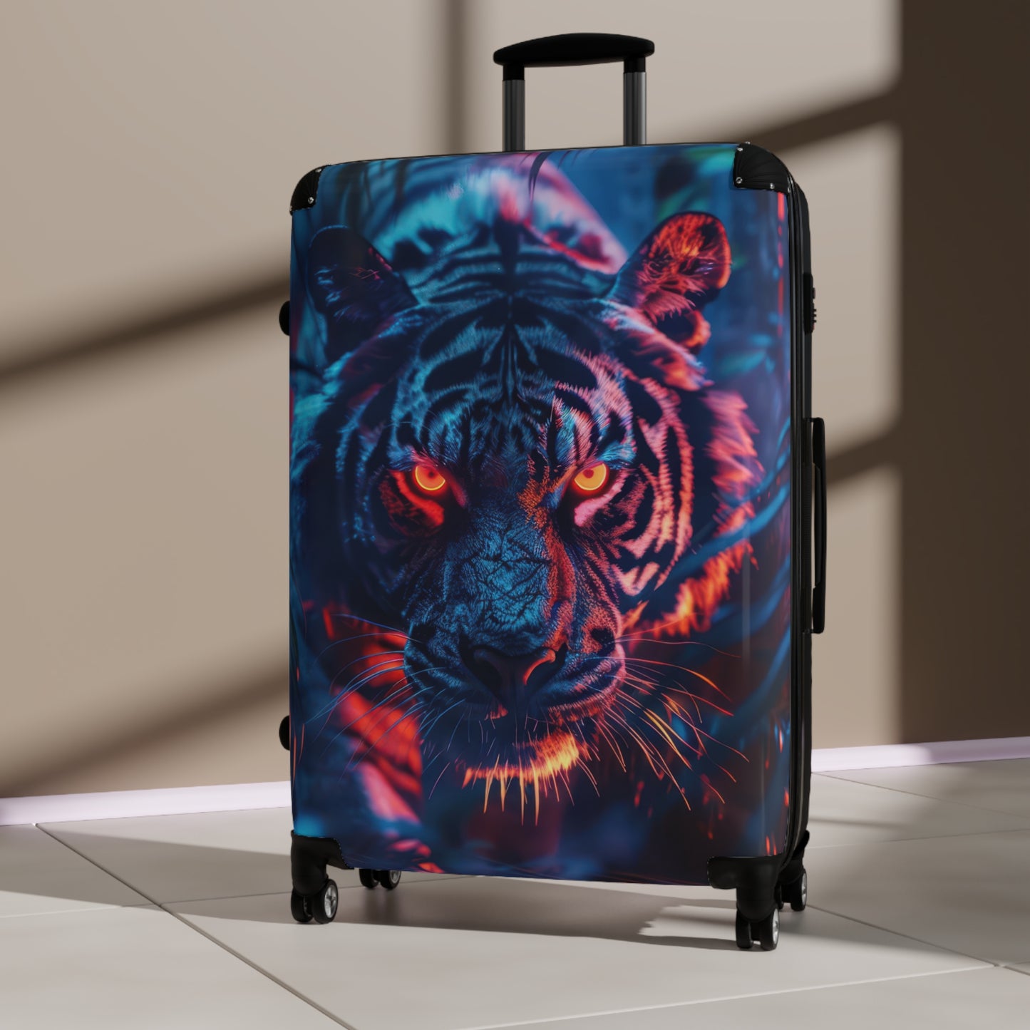 Animals Tiger Fierce Art Carry-On Suitcase - Stylish Luggage for Travelers