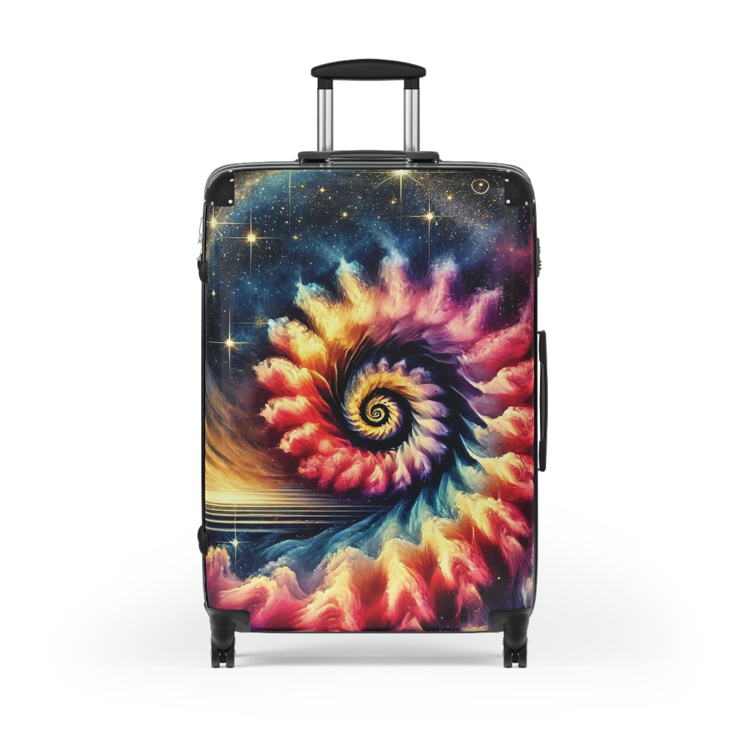 Abstract Spiral Dreams Carry-On Suitcase - Stylish Luggage for Travelers
