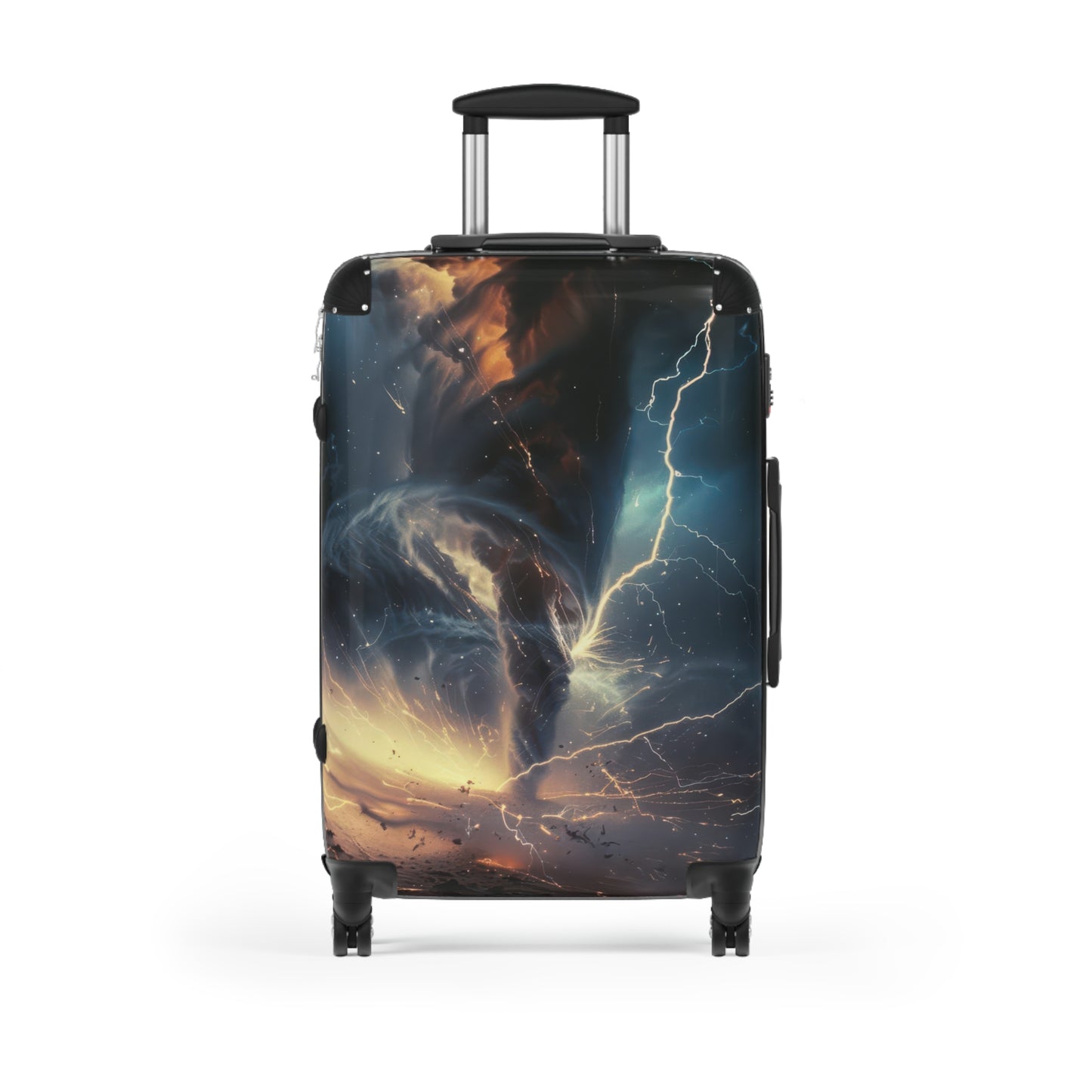 Nature Tornado Dramatic Art Carry-On Suitcase - Stylish Luggage for Travelers