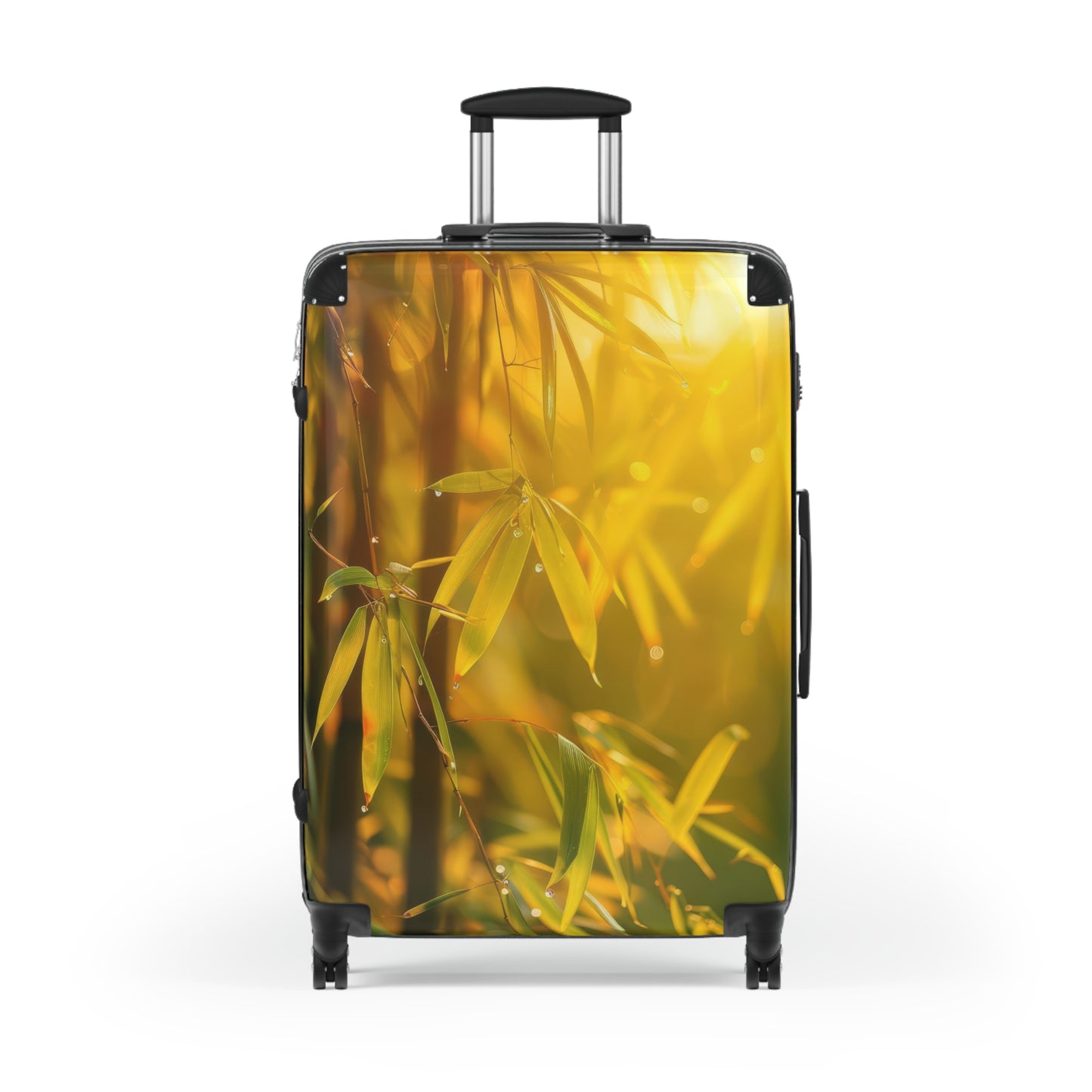 Nature Bamboo Leaves Art Carry-On Suitcase - Stylish Luggage for Travelers