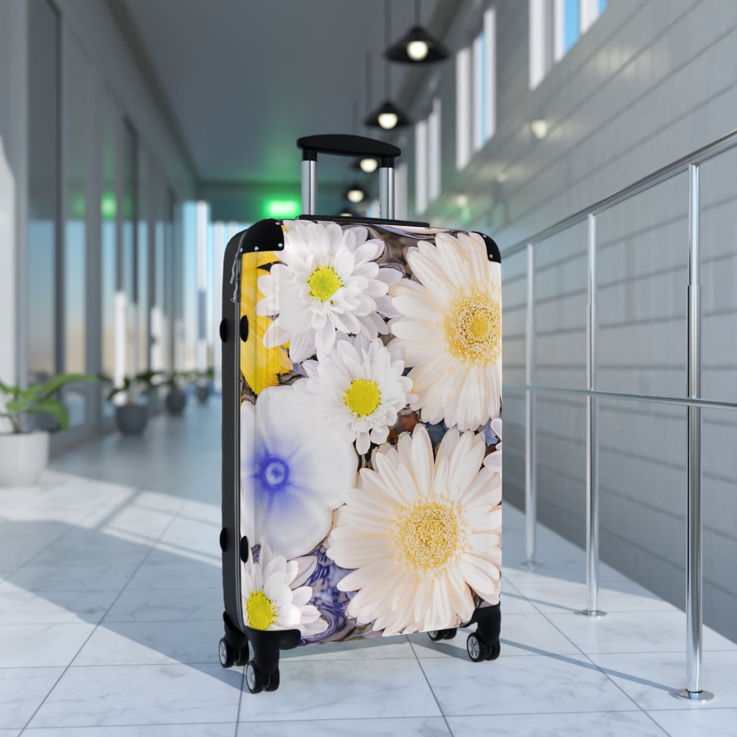 Nature Flowers Floral Colorful Art Carry-On Suitcase - Stylish Luggage for Travelers