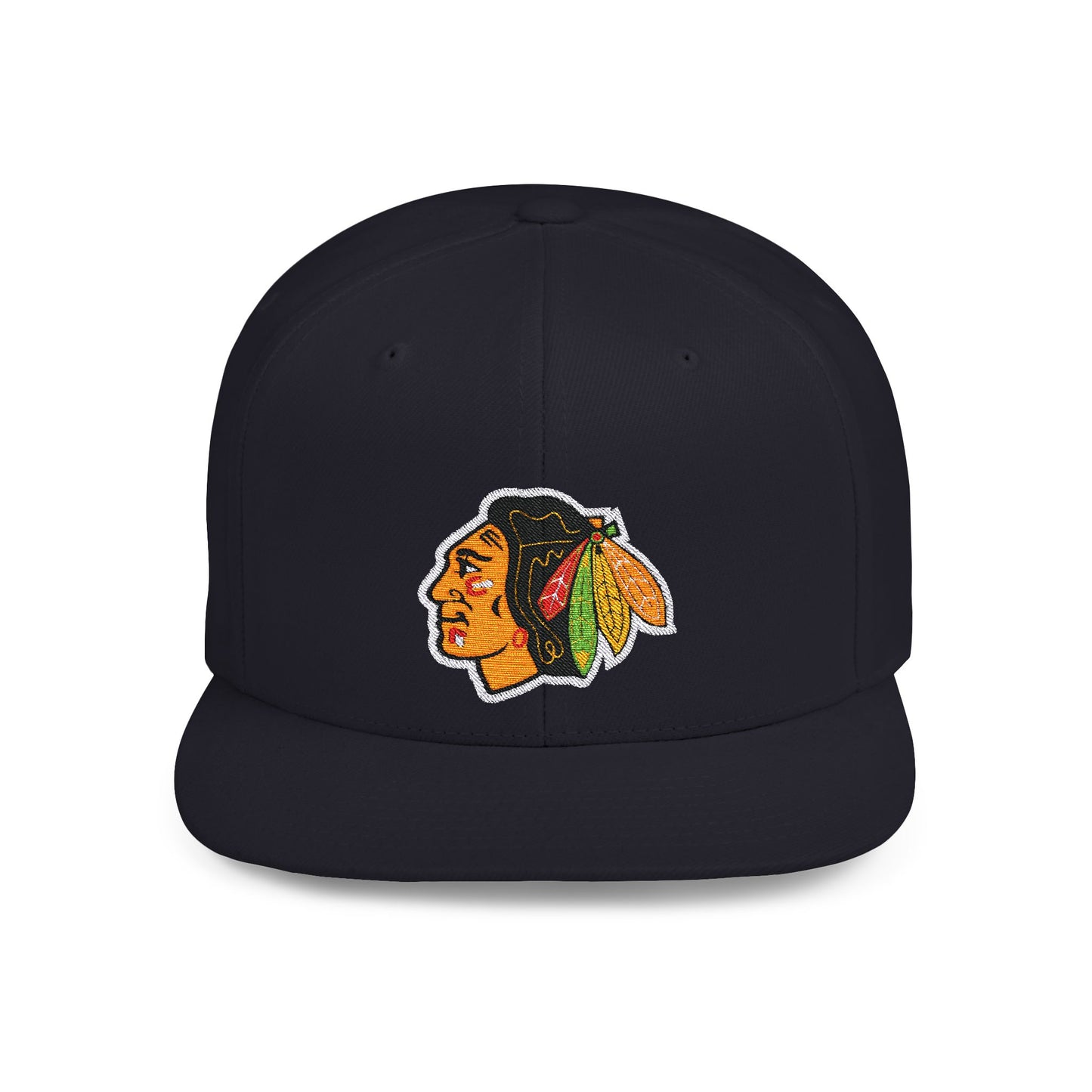 Chicago Blackhawks Flat Bill Snapback – Lightweight, Custom Fit, Premium Quality