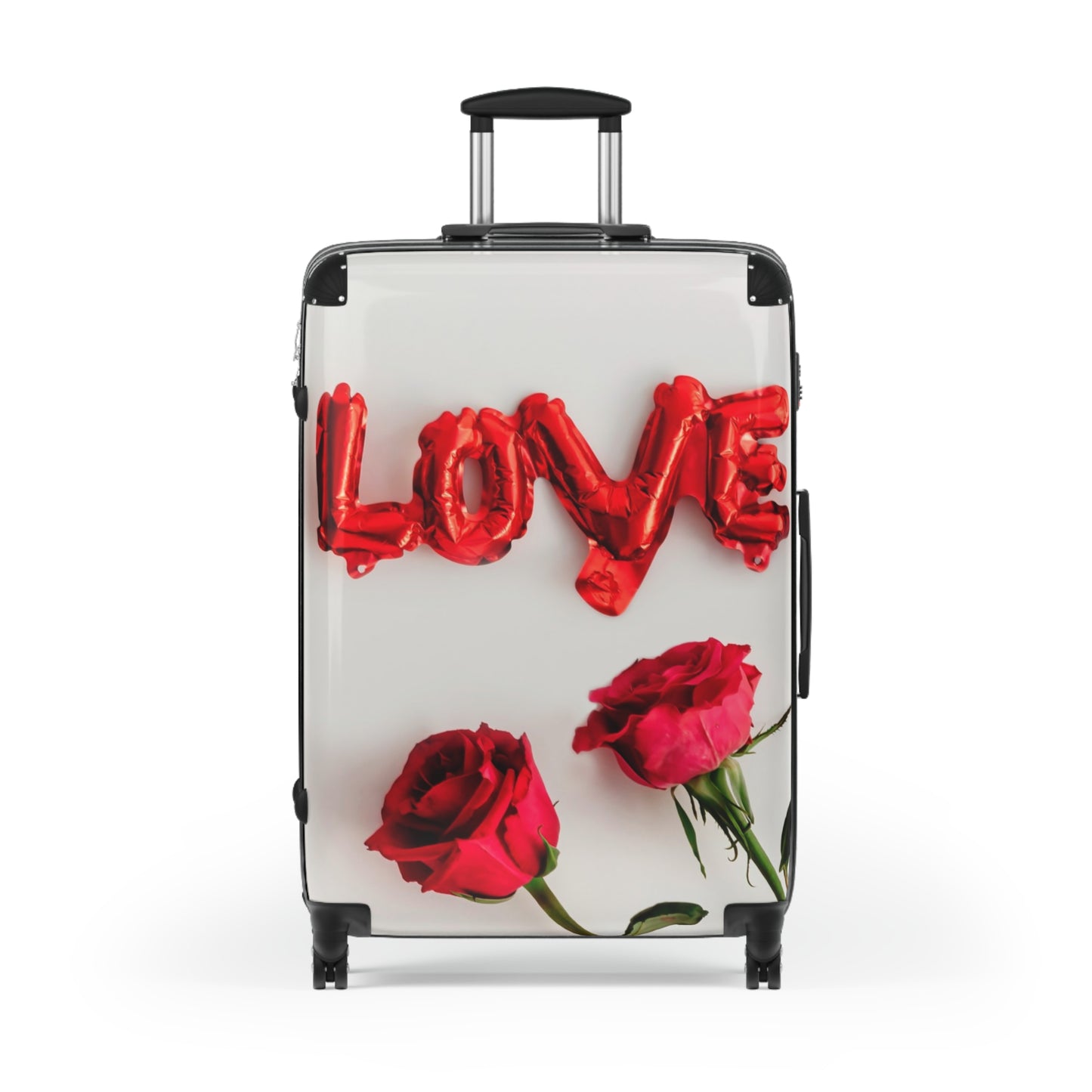 Nature Flowers Floral Red Love Art Carry-On Suitcase - Stylish Luggage for Travelers
