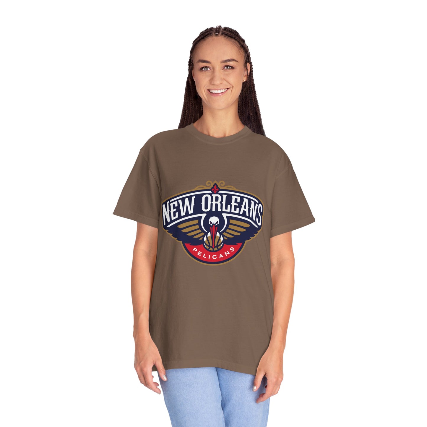 New Orleans Pelicans Garment-Dyed T-Shirt – Premium Cotton Tee for Customization