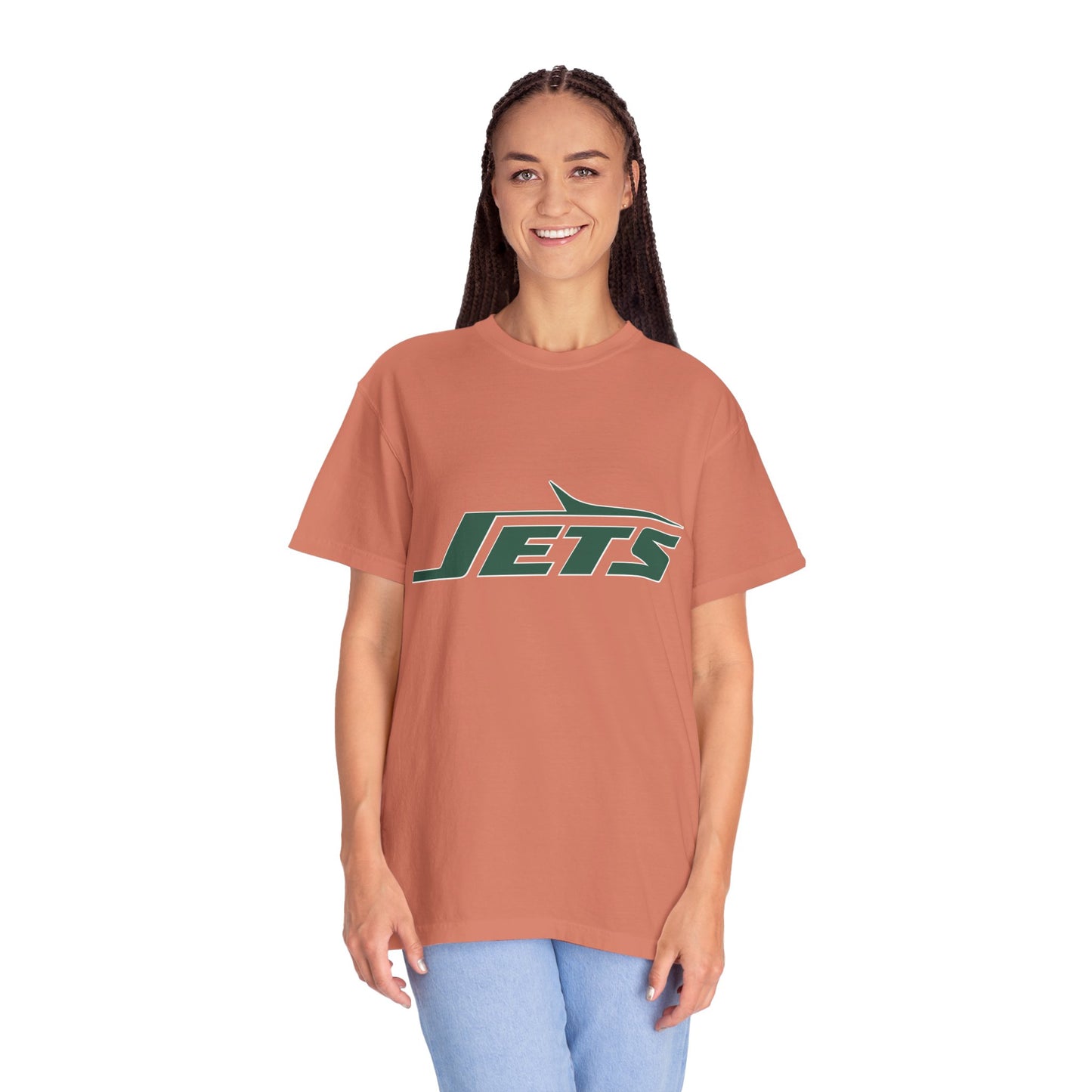 New York Jets Football Accessories Garment-Dyed T-Shirt – Premium Cotton Tee for Customization