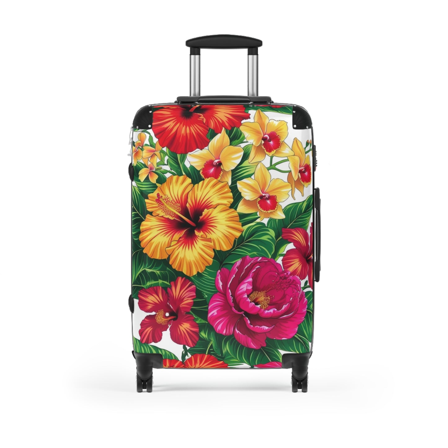 Nature Flowers Floral Colorful Flower Art Carry-On Suitcase - Stylish Luggage for Travelers
