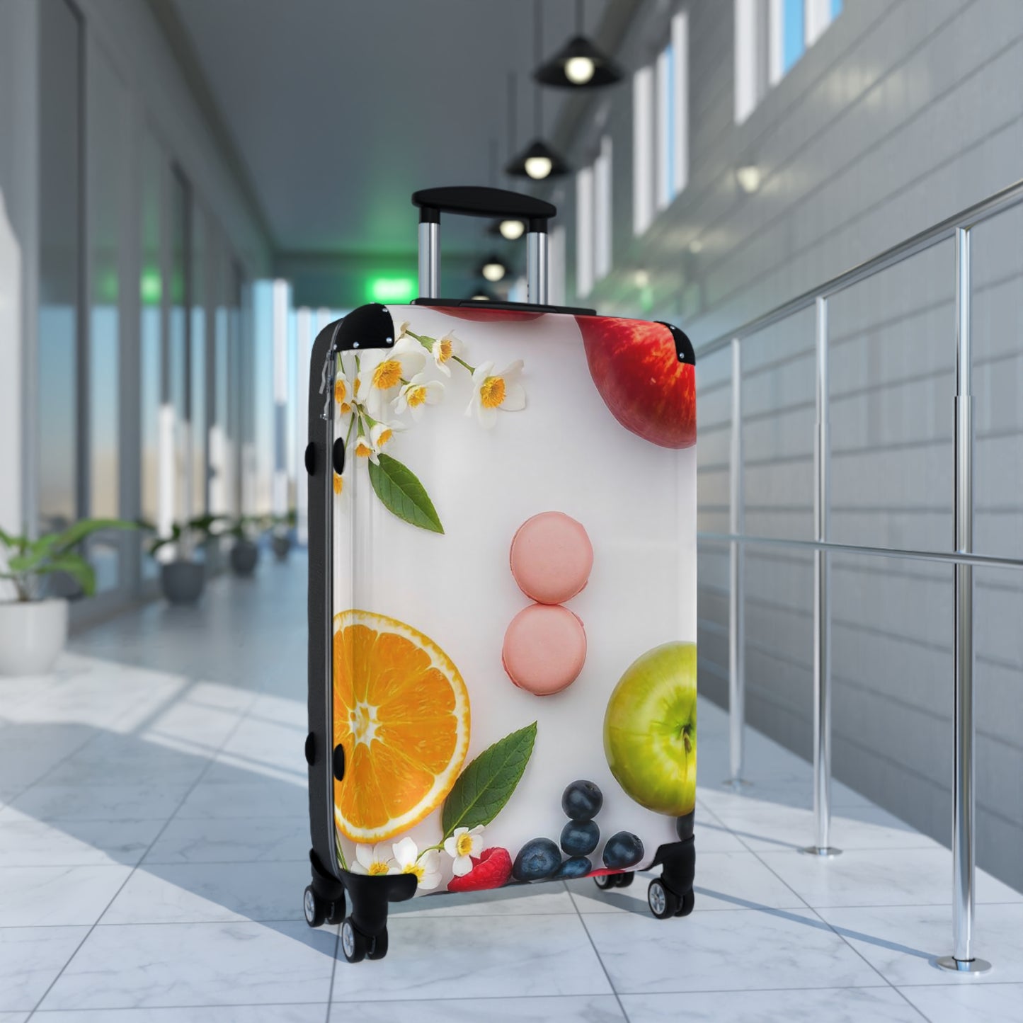 Nature Flowers Floral Fruit Art Carry-On Suitcase - Stylish Luggage for Travelers