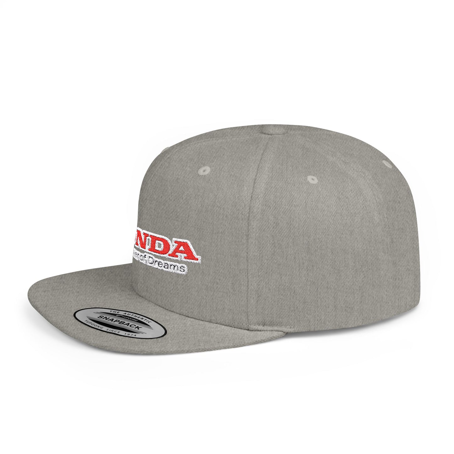 Honda Power of Dreams Flat Bill Snapback – Lightweight, Custom Fit, Premium Quality
