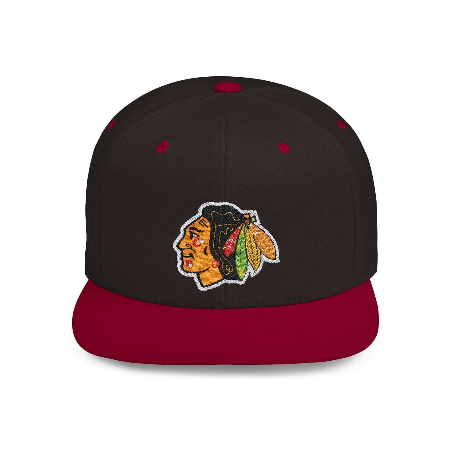 Chicago Blackhawks Flat Bill Snapback – Lightweight, Custom Fit, Premium Quality