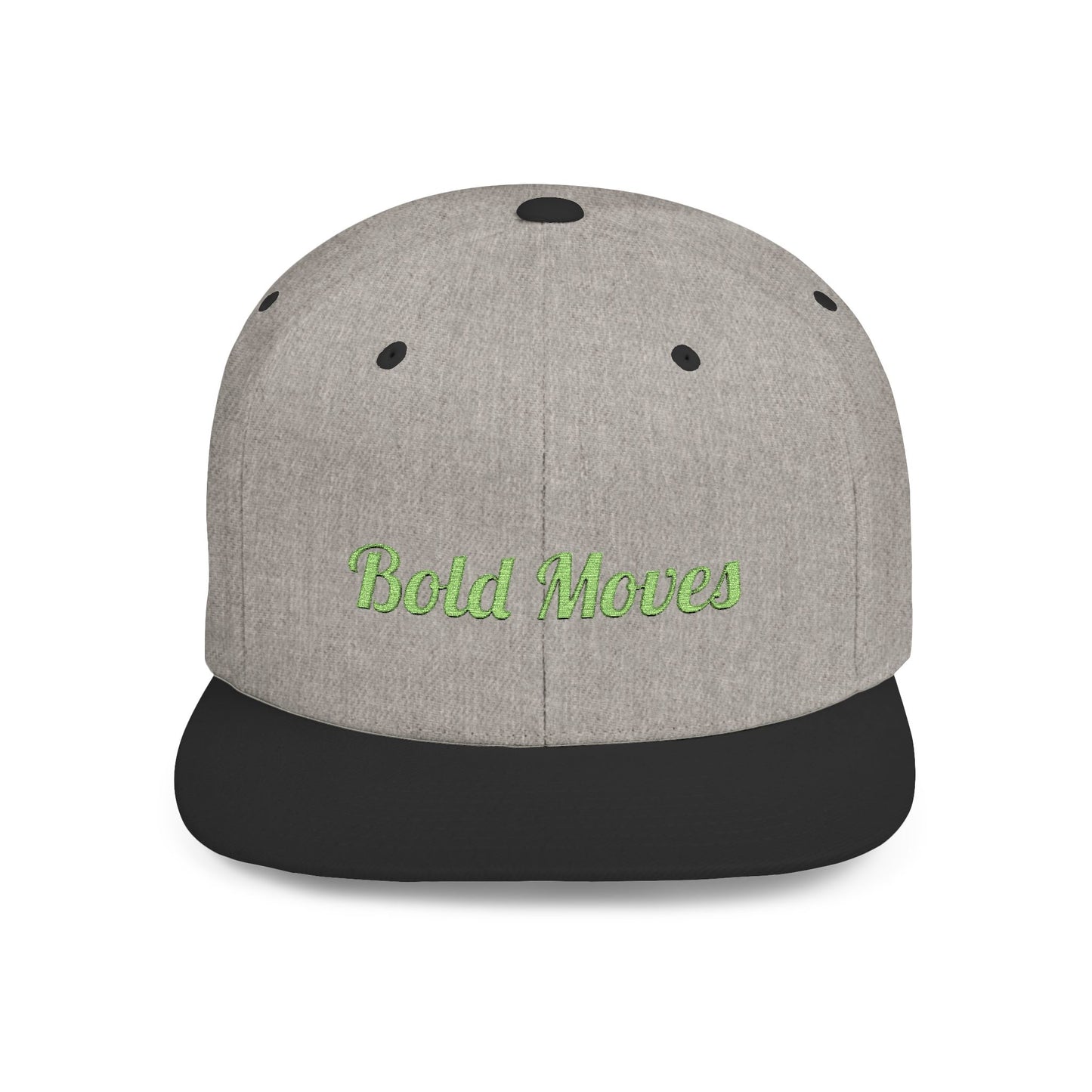 Text Bold Move Flat Bill Snapback – Lightweight, Custom Fit, Premium Quality