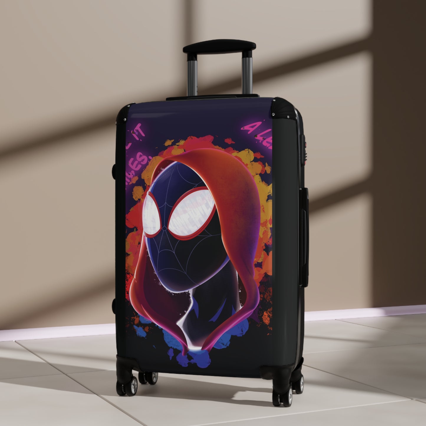 Marvel Miles Morales Carry-On Suitcase - Stylish Luggage for Travelers