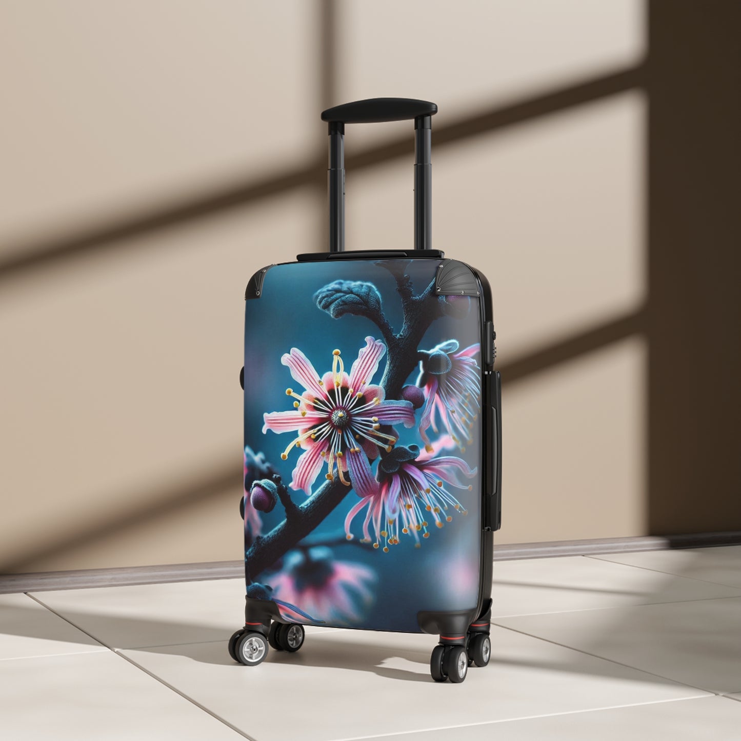 Nature Flowers Floral Beautiful Purple Art Carry-On Suitcase - Stylish Luggage for Travelers