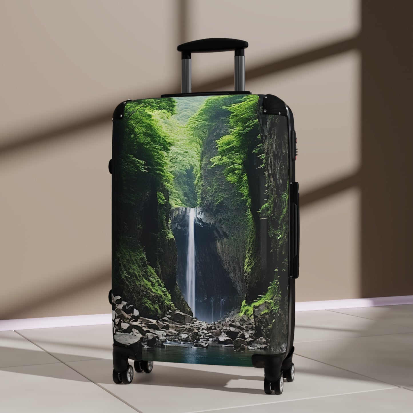 Nature Landscape Behind a Cayon Art Carry-On Suitcase - Stylish Luggage for Travelers