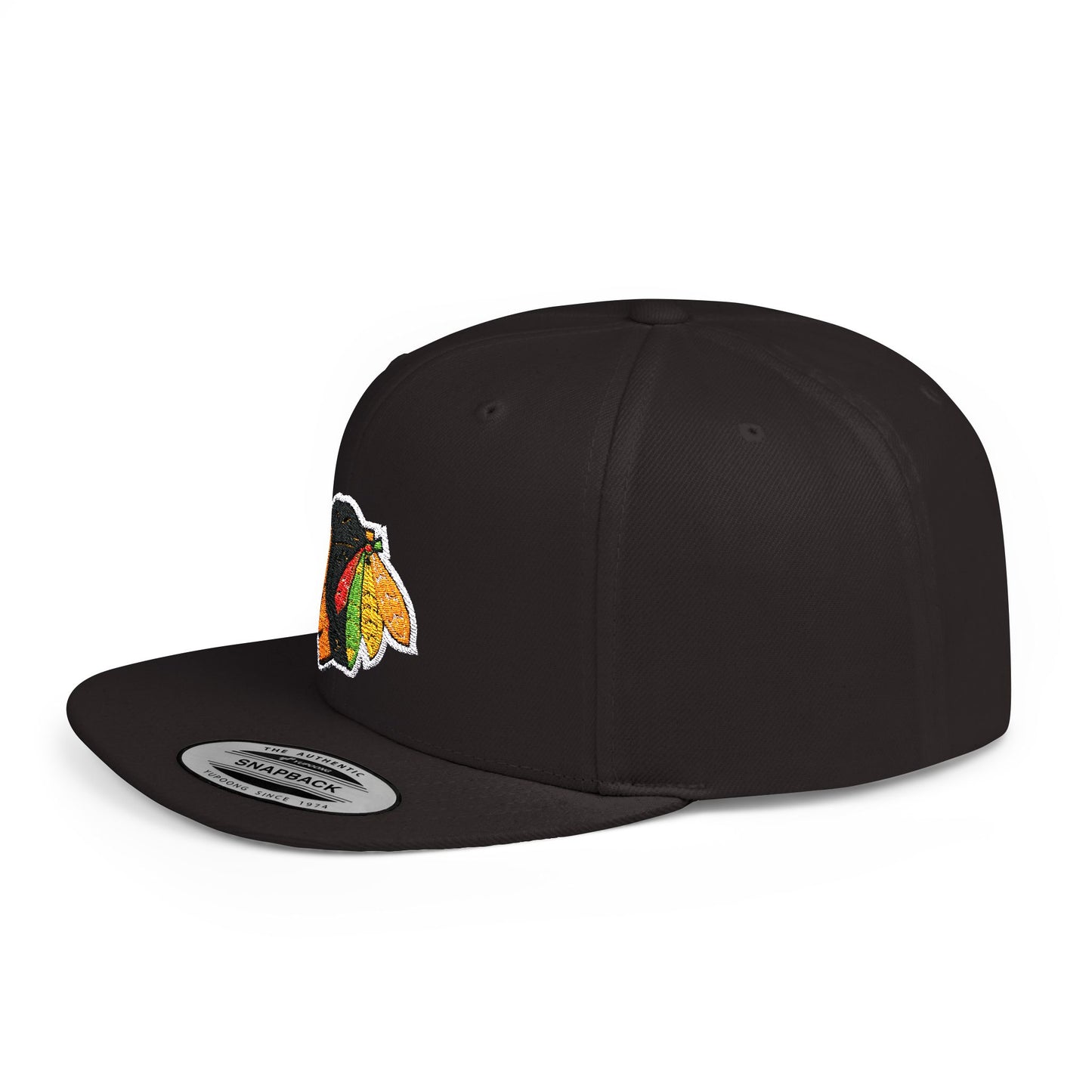Chicago Blackhawks Flat Bill Snapback – Lightweight, Custom Fit, Premium Quality